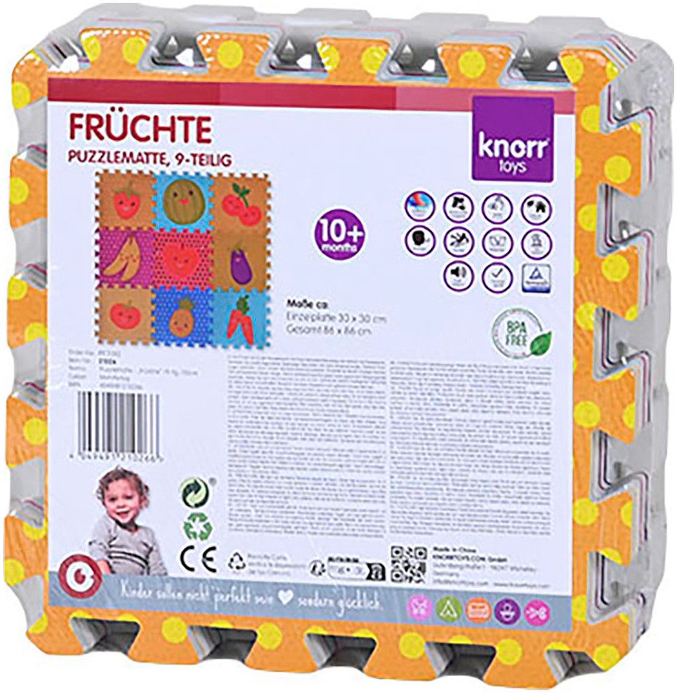 Knorrtoys® Puzzel Fruit Puzzelmat, vloerpuzzel