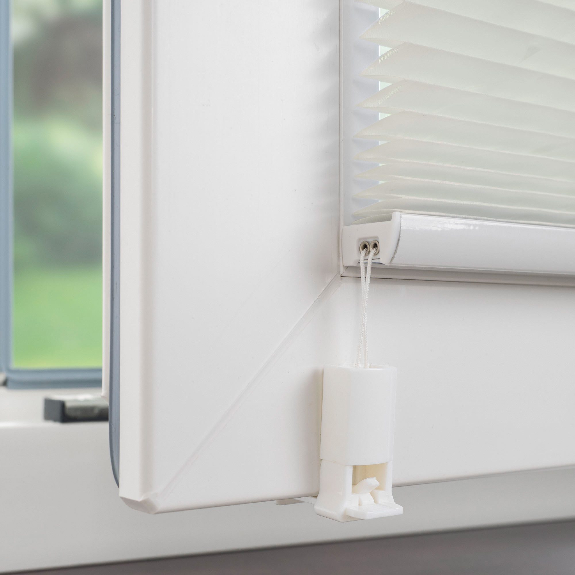 Liedeco Plissé Etskant Klemmfix-plisségordijn etskant decor in bloemmotief (1 stuk)