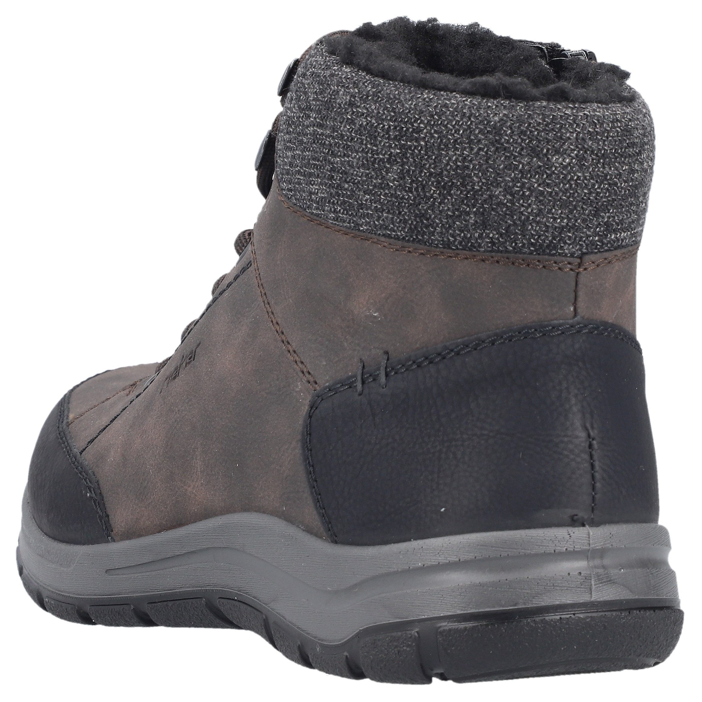 Rieker Winterlaarzen , veterschoenen, outdoorschoen met praktische binnenrits