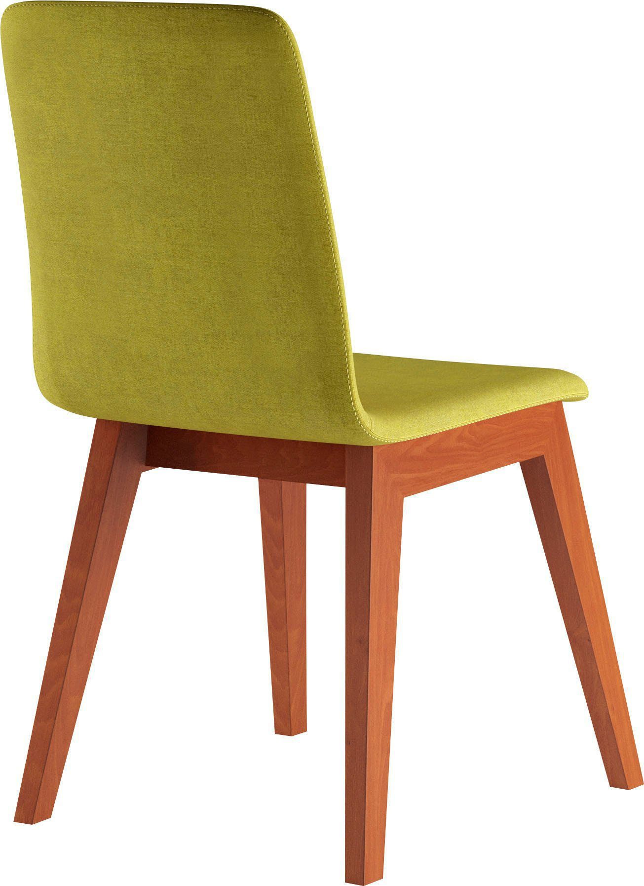 INOSIGN Stoel Sandy met verschillende stoelpootkleuren en kleurvarianten, zithoogte 47 cm (2 stuks)