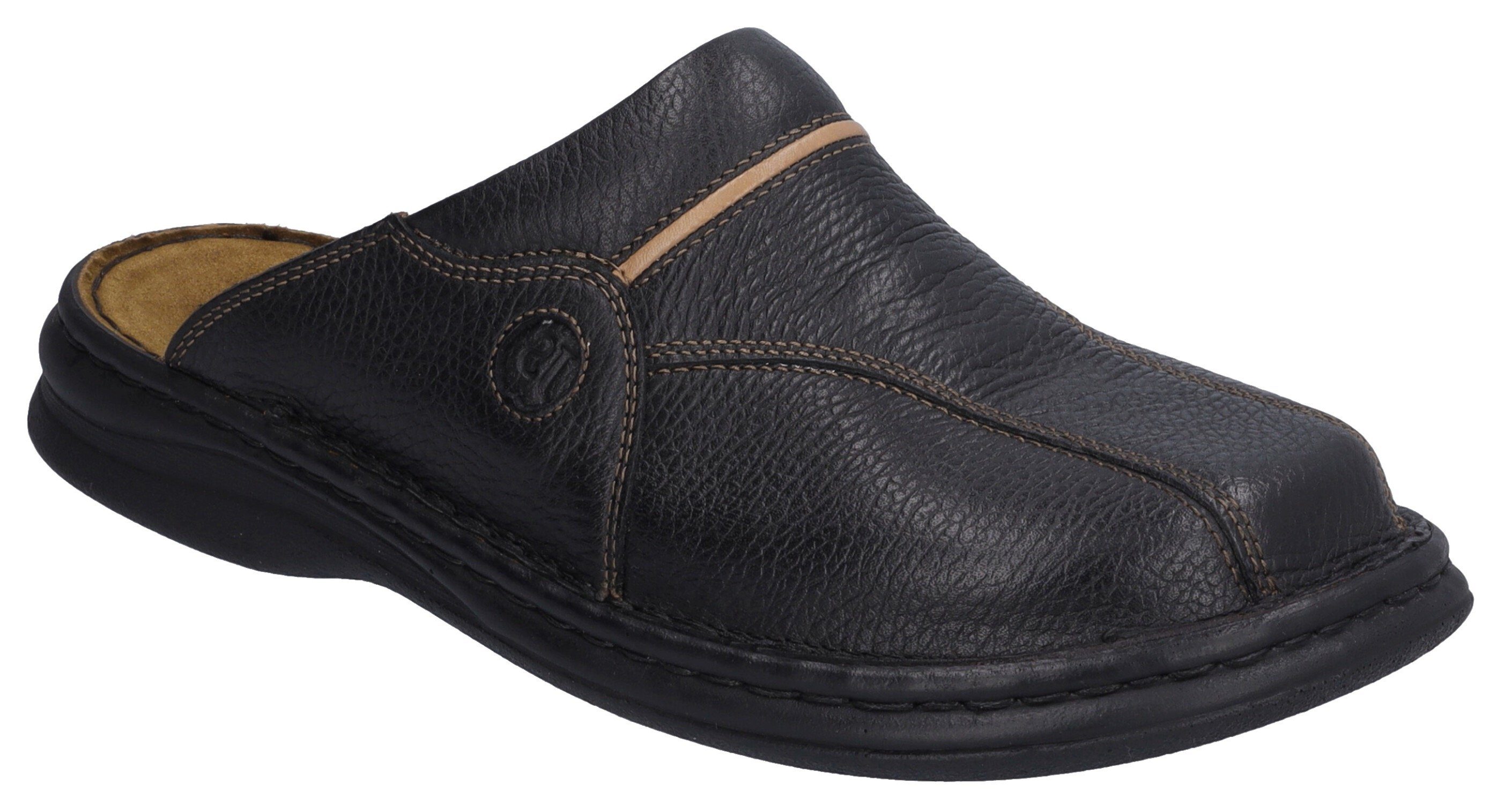 Josef Seibel Sabots Klaus zomerschoen, slippers, pantoffel, met gepolsterde leren binnenzool