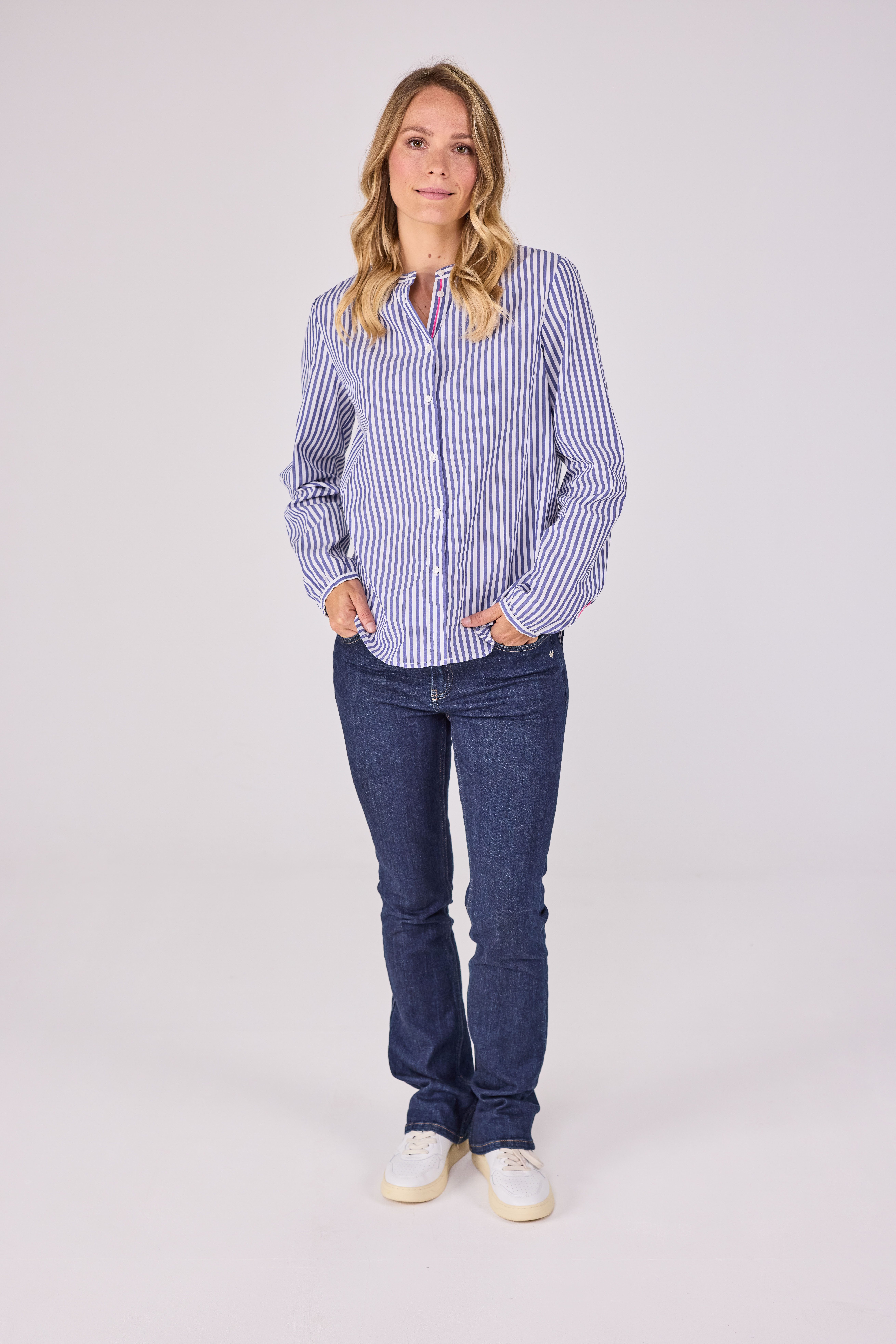 Lieblingsstück Klassieke blouse RosaryL met strepen