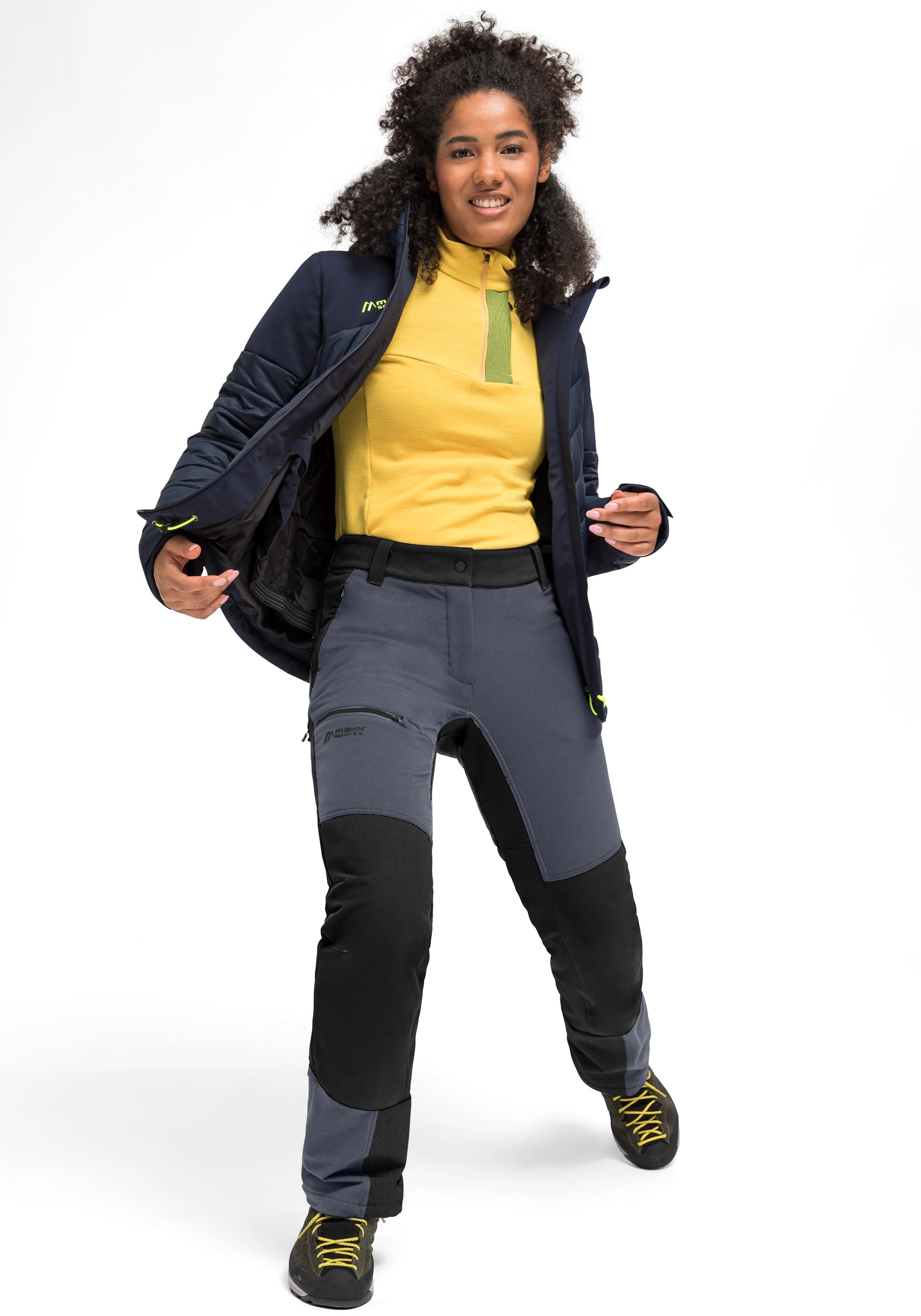 Maier Sports Functionele broek Ofot Hyb W functionele en ademende hybride broek voor dames