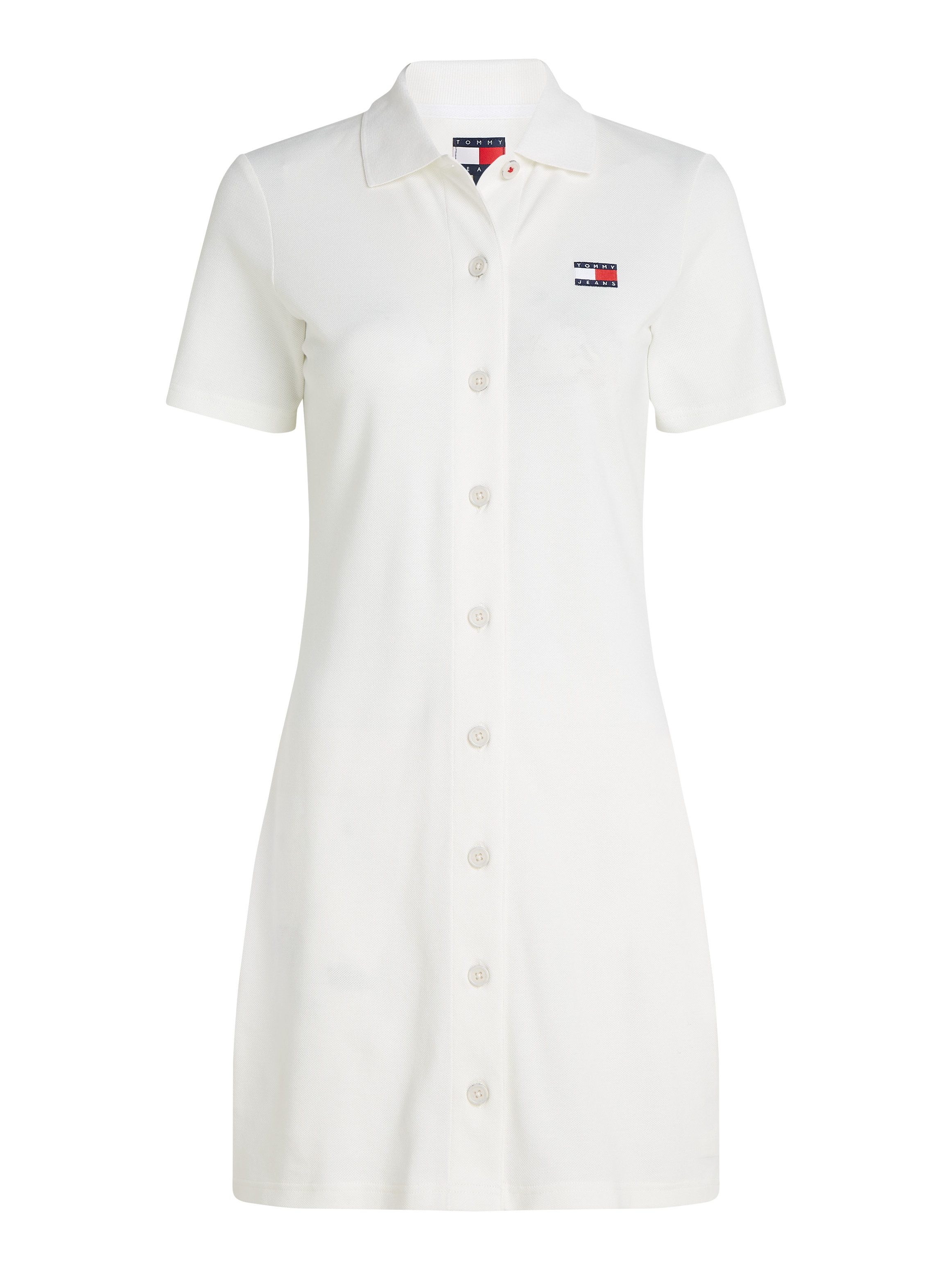 TOMMY JEANS Polojurk TJW BADGE PIQUE POLO DRESS