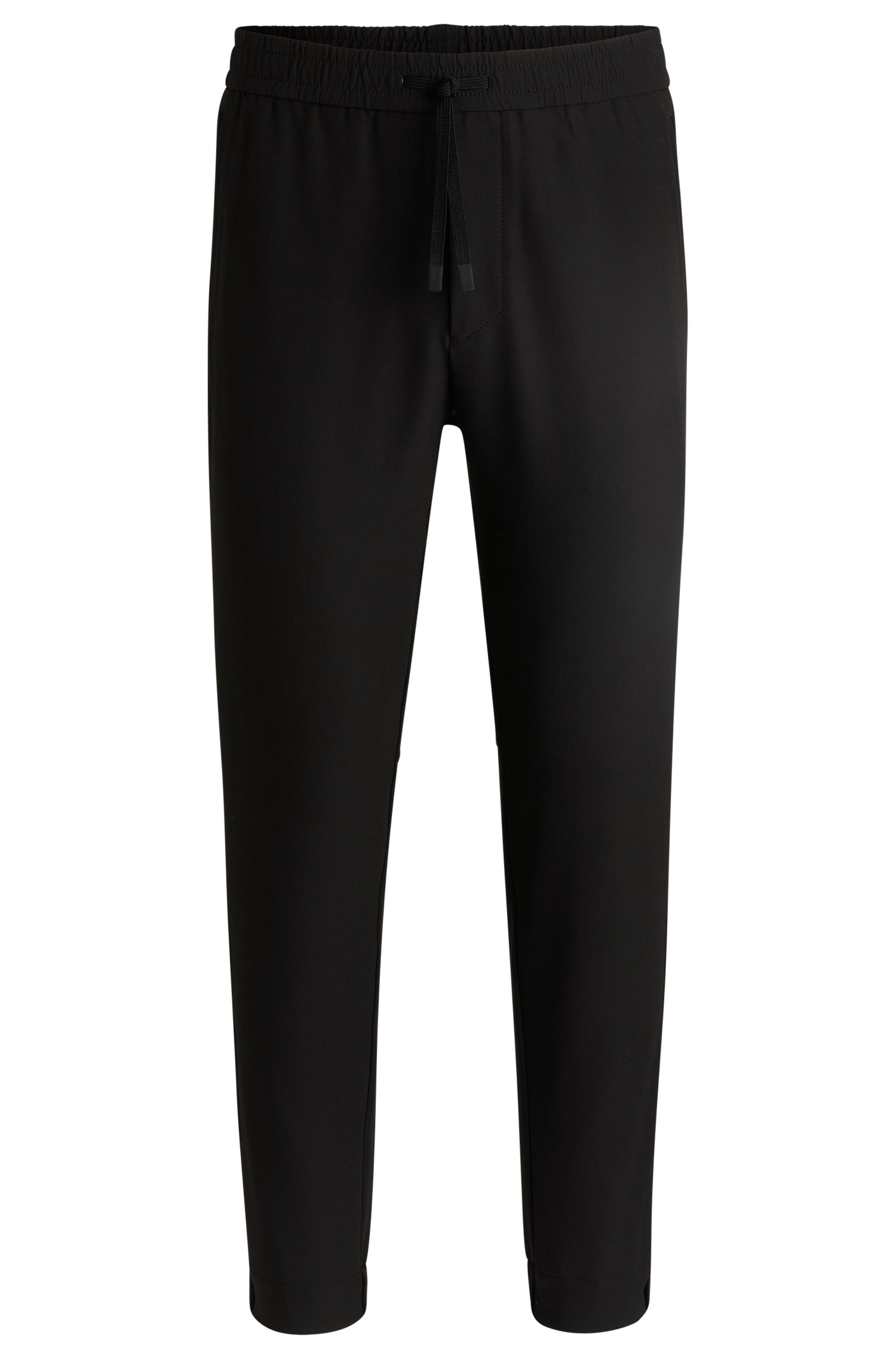 BOSS GREEN Stretchbroek T_Flex met elastische band en rijgkoord