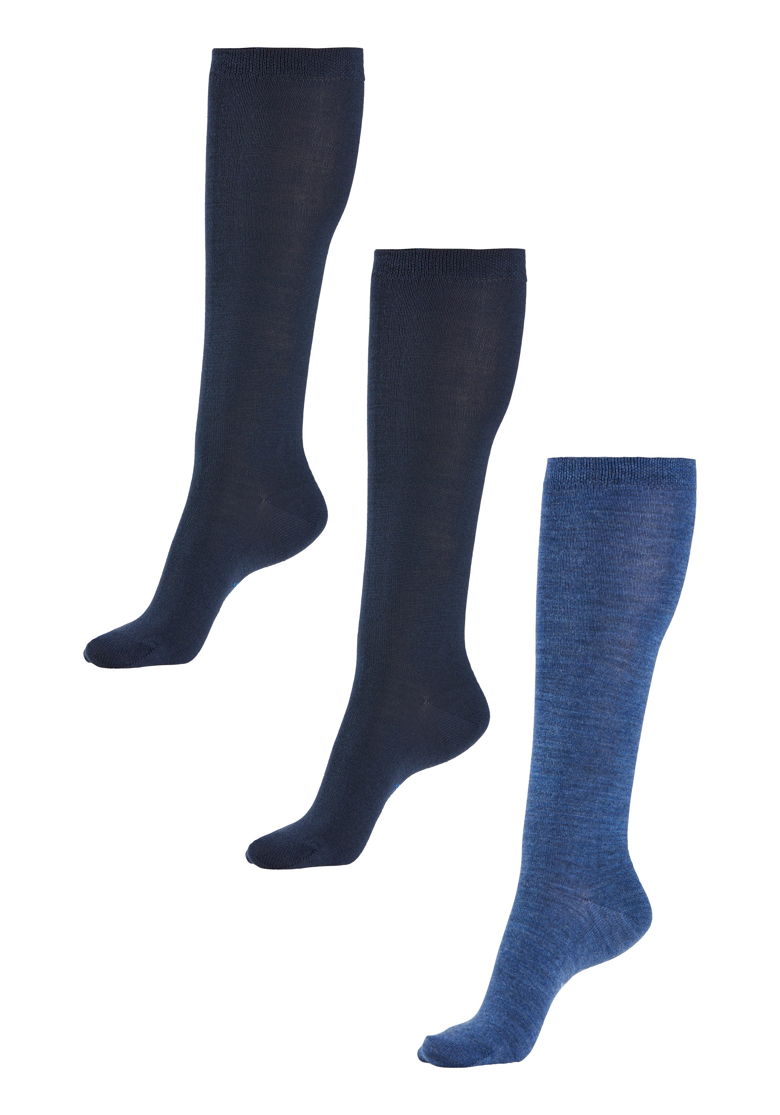 Bench. Kniekousen Dames kniekousen met verwarmende wol (set, 3 paar)