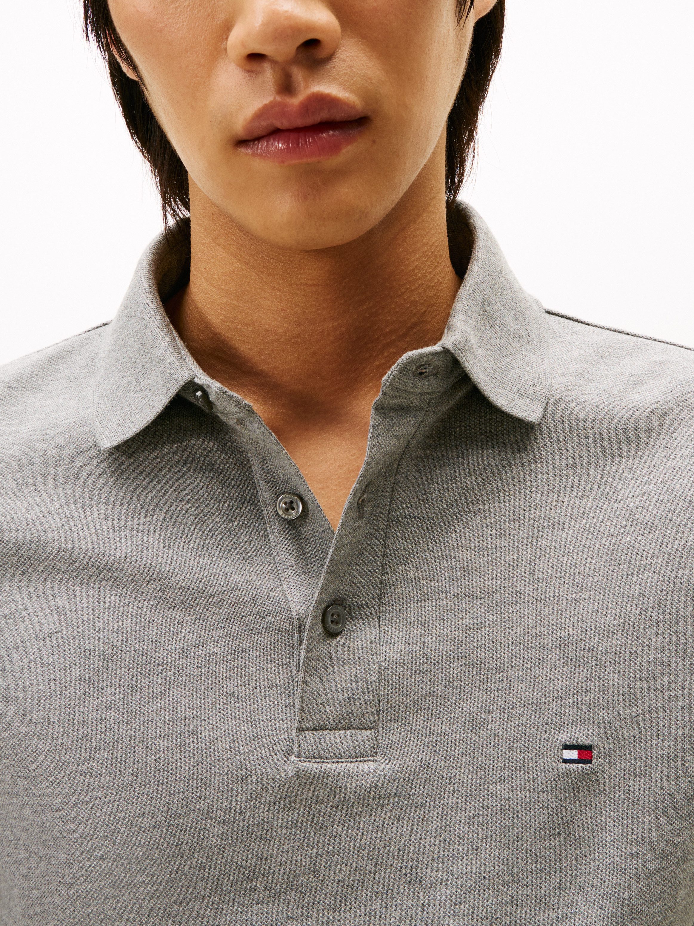 Tommy Hilfiger Poloshirt met lange mouwen 1985 SLIM LS POLO