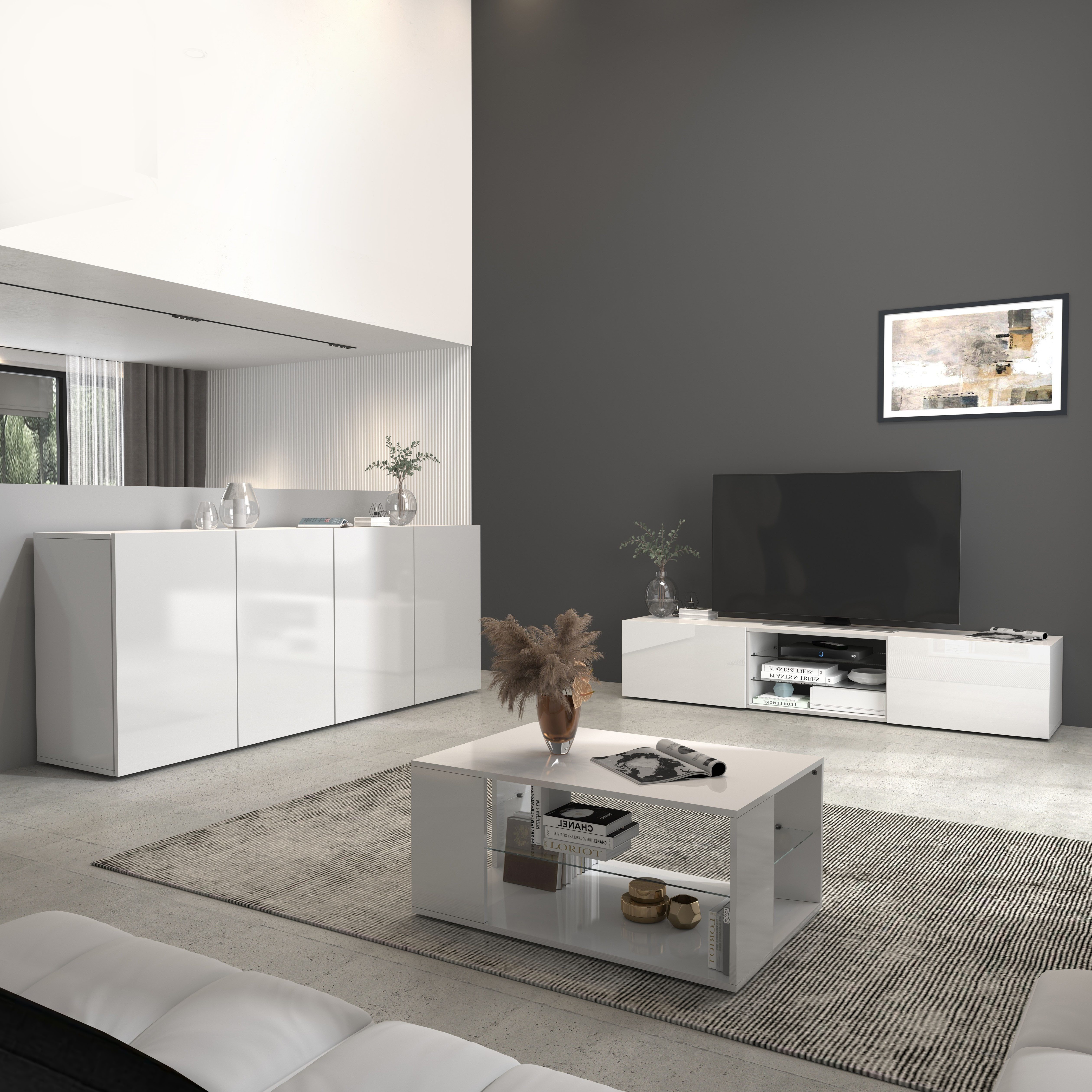 INOSIGN Dressoir Egypt, Ladekast, Kast, Buffet, greeploos