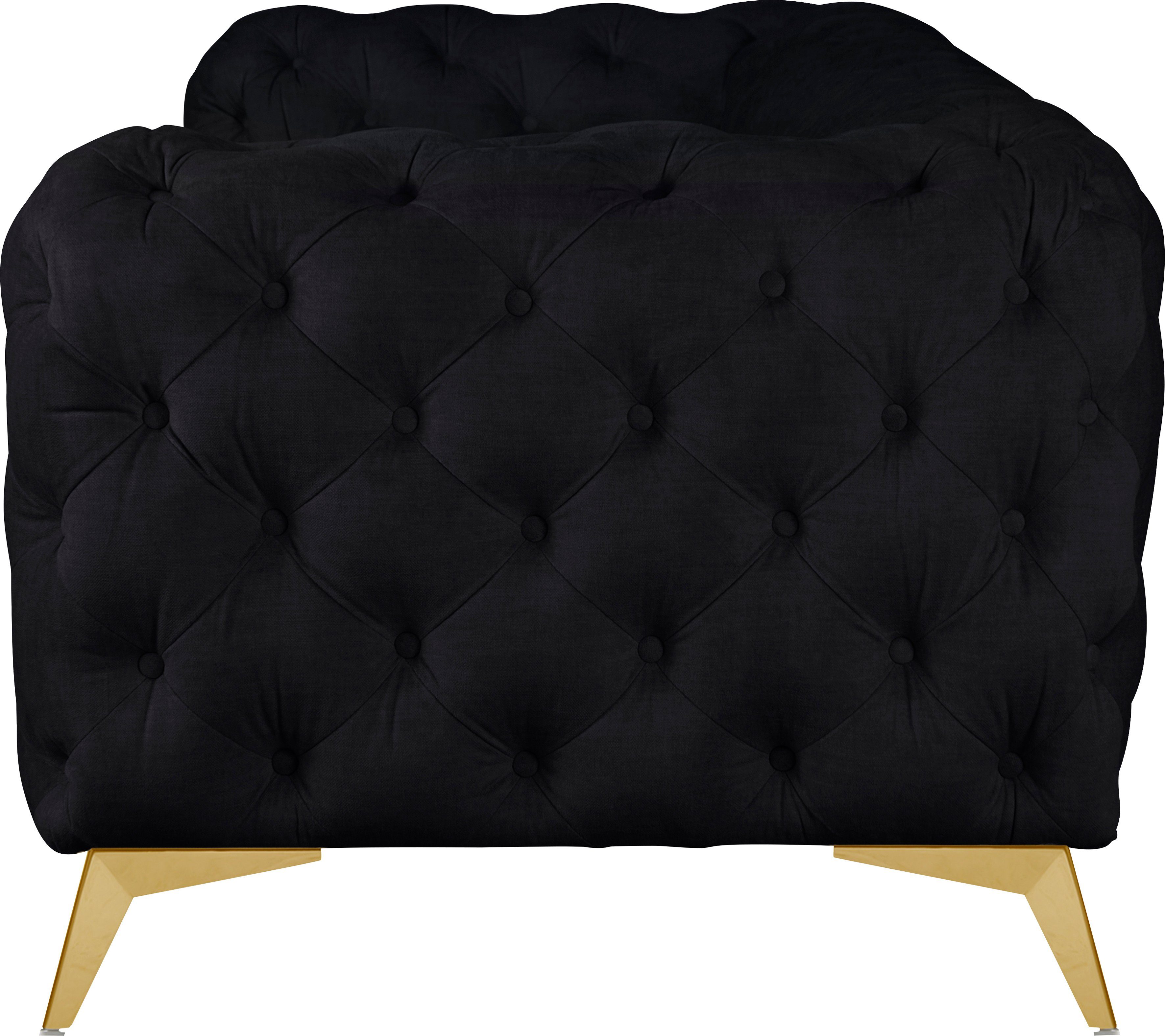 Leonique Chesterfield-bank Glynis luxueuze capitonnage, moderne chesterfield look, kleur van de poten ter keuze