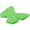 calo-deluxe vloerkleed voor de kinderkamer kids-1000 kunstbont, motief vlinder groen
