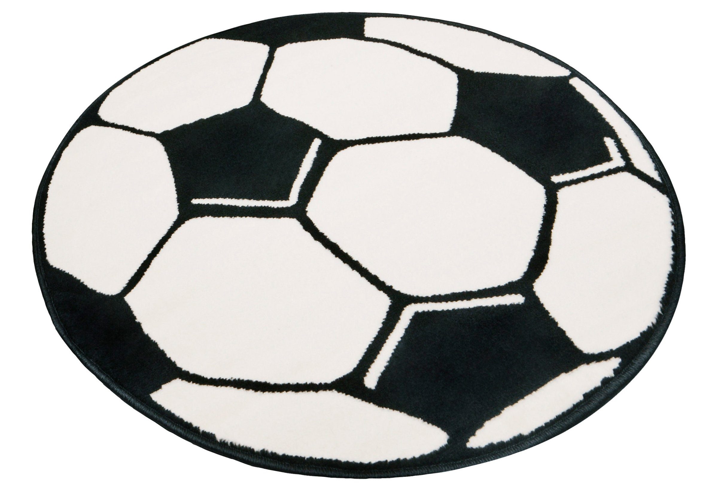 HANSE Home Kindervloerkleed Voetbal Kindervloerkleed, antislip, korte pool, voetbal, kinderkamer, spel