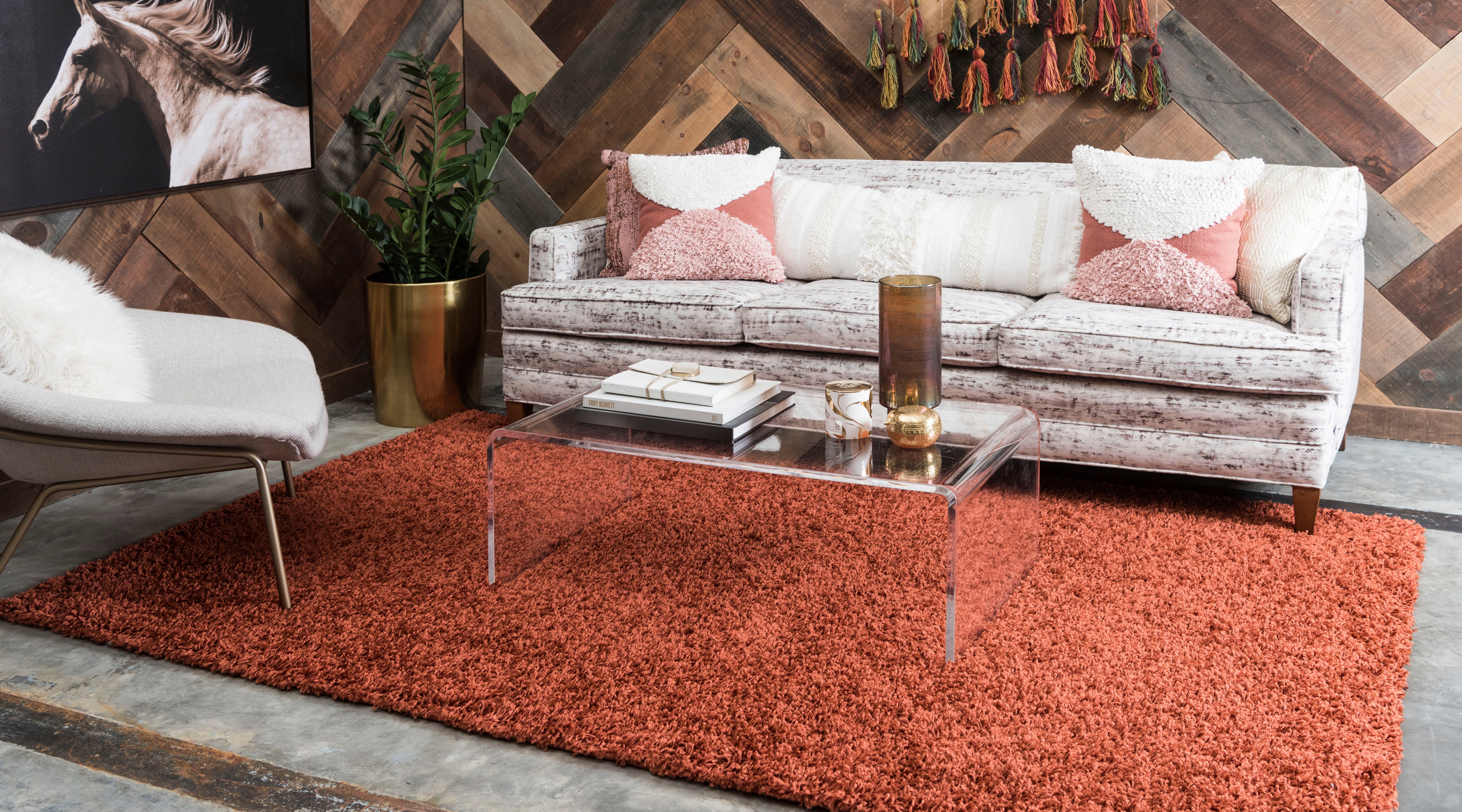 Myflair Möbel & Accessoires Hoogpolig vloerkleed Shaggy shag voorraadopruiming geweven, unikleurig, ideaal in de woonkamer & slaapkamer