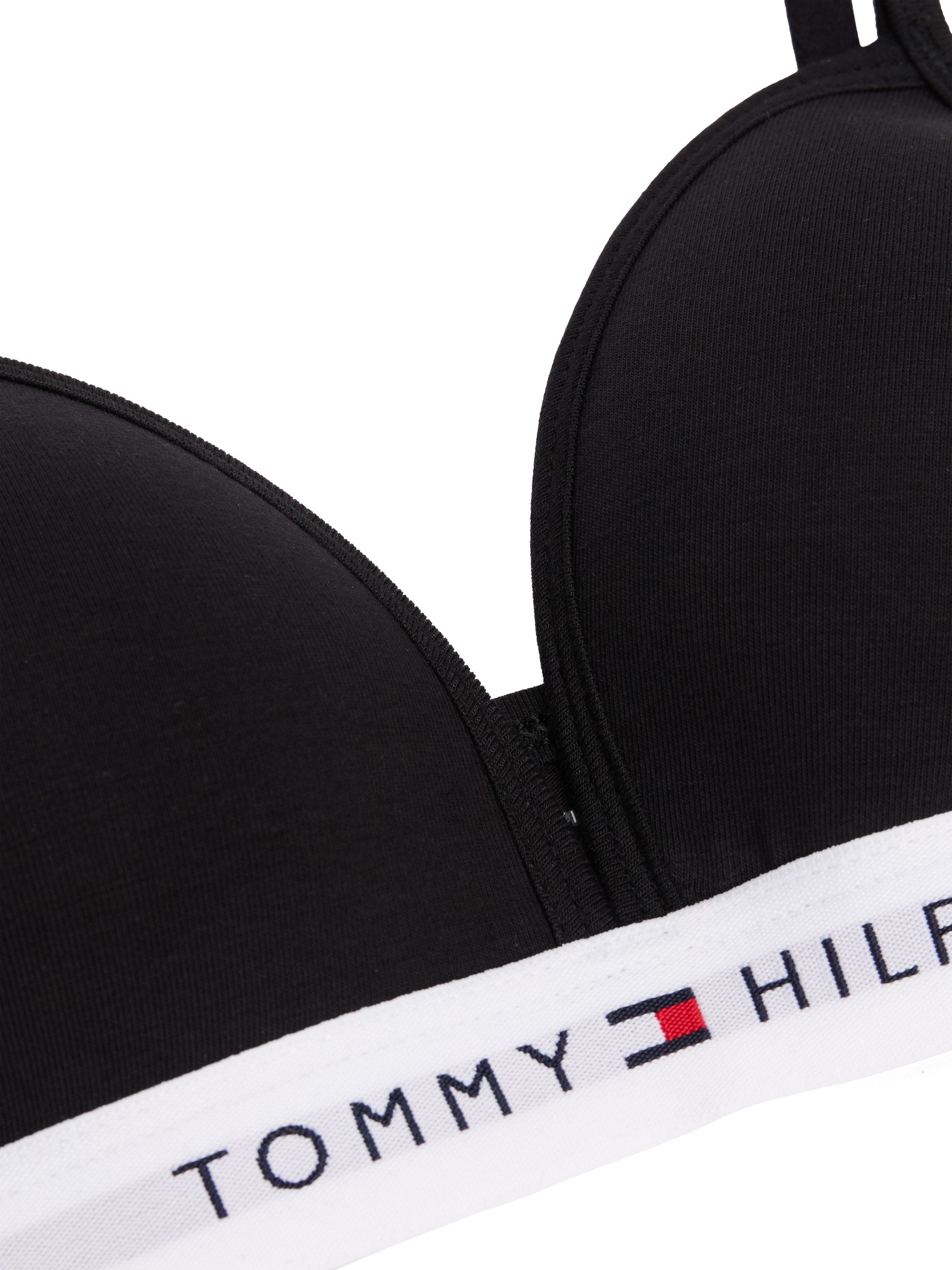 Tommy Hilfiger Underwear Triangel-bh met een logo-opschrift
