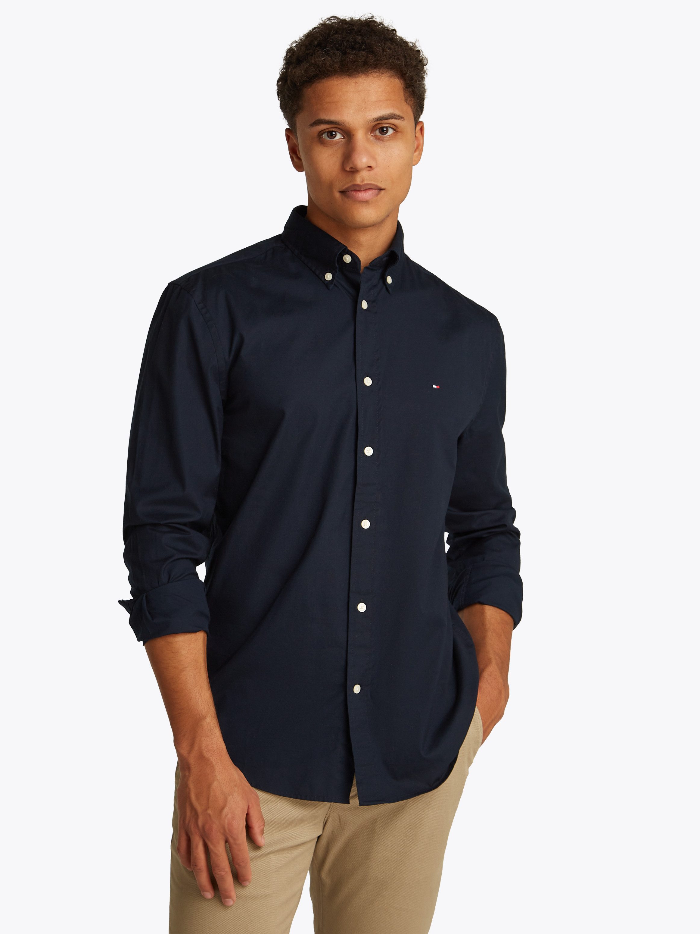 Tommy Hilfiger Overhemd met lange mouwen CORE FLEX POPLIN SOLID RF SHIRT