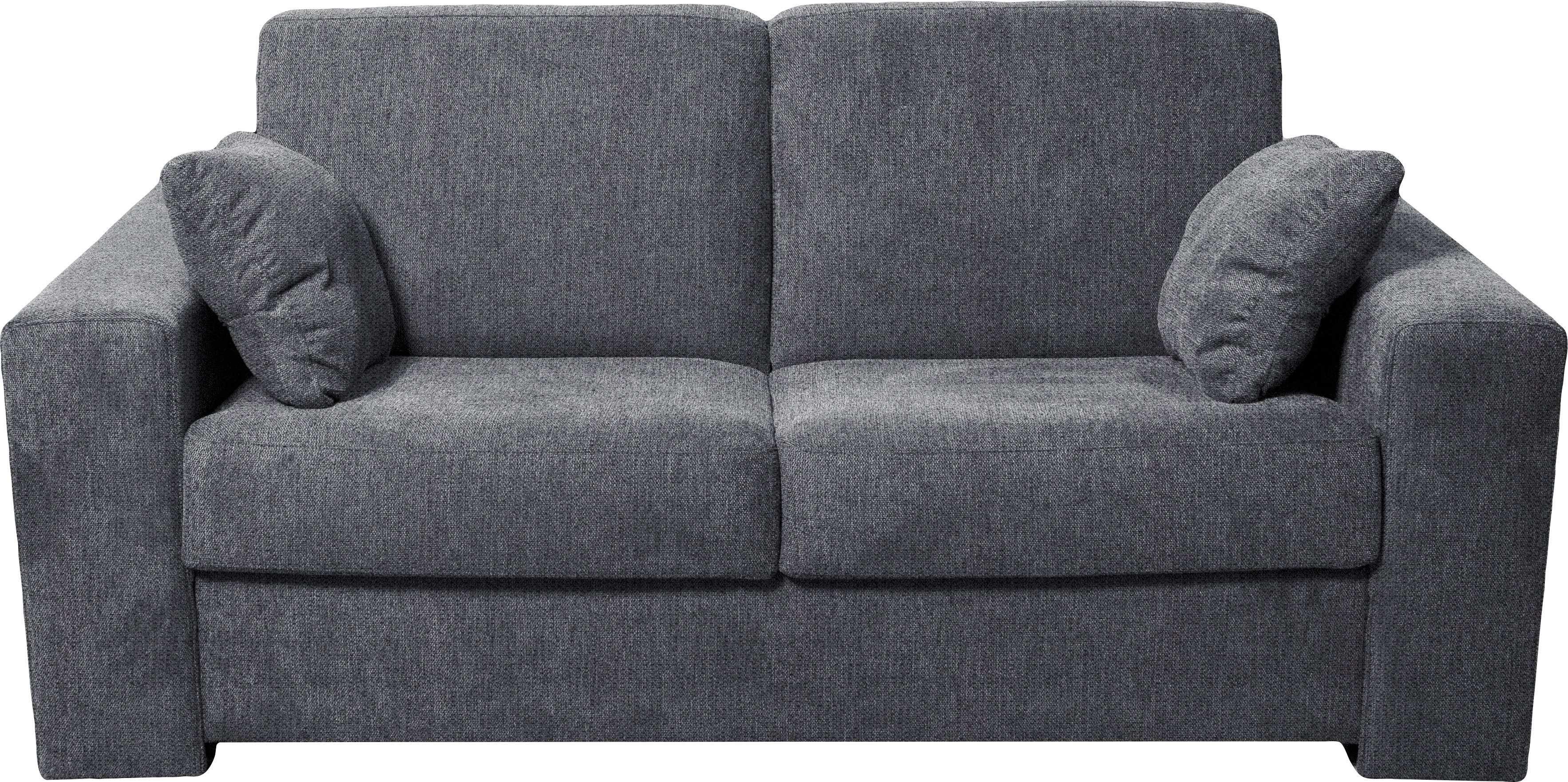 Home affaire 2-zitsbank Roma matras hoogte 14 cm Bedfunctie, met vering, Afmeting liggend ca. 123x198 cm