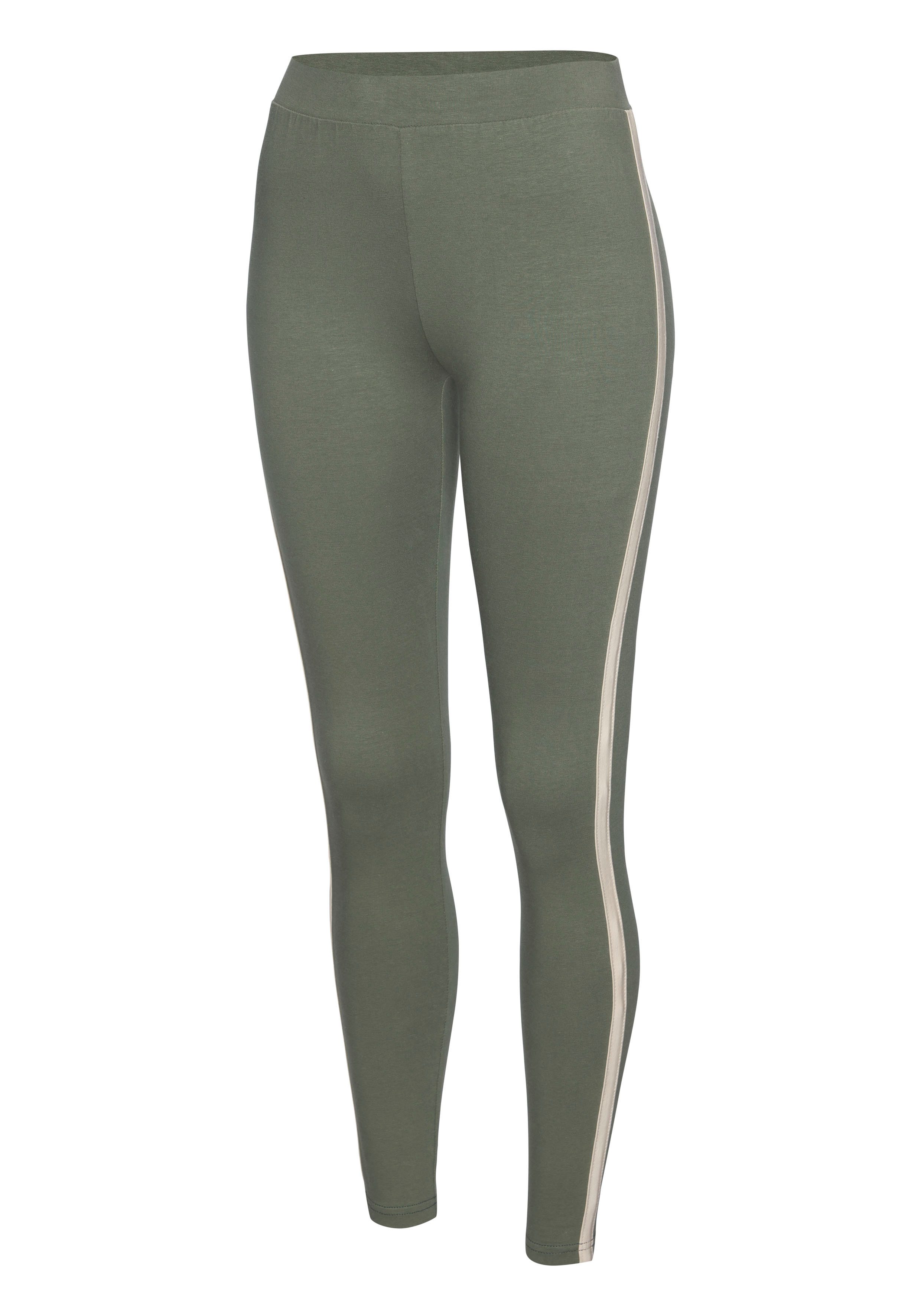 H.I.S Legging met smalle zijstrepen