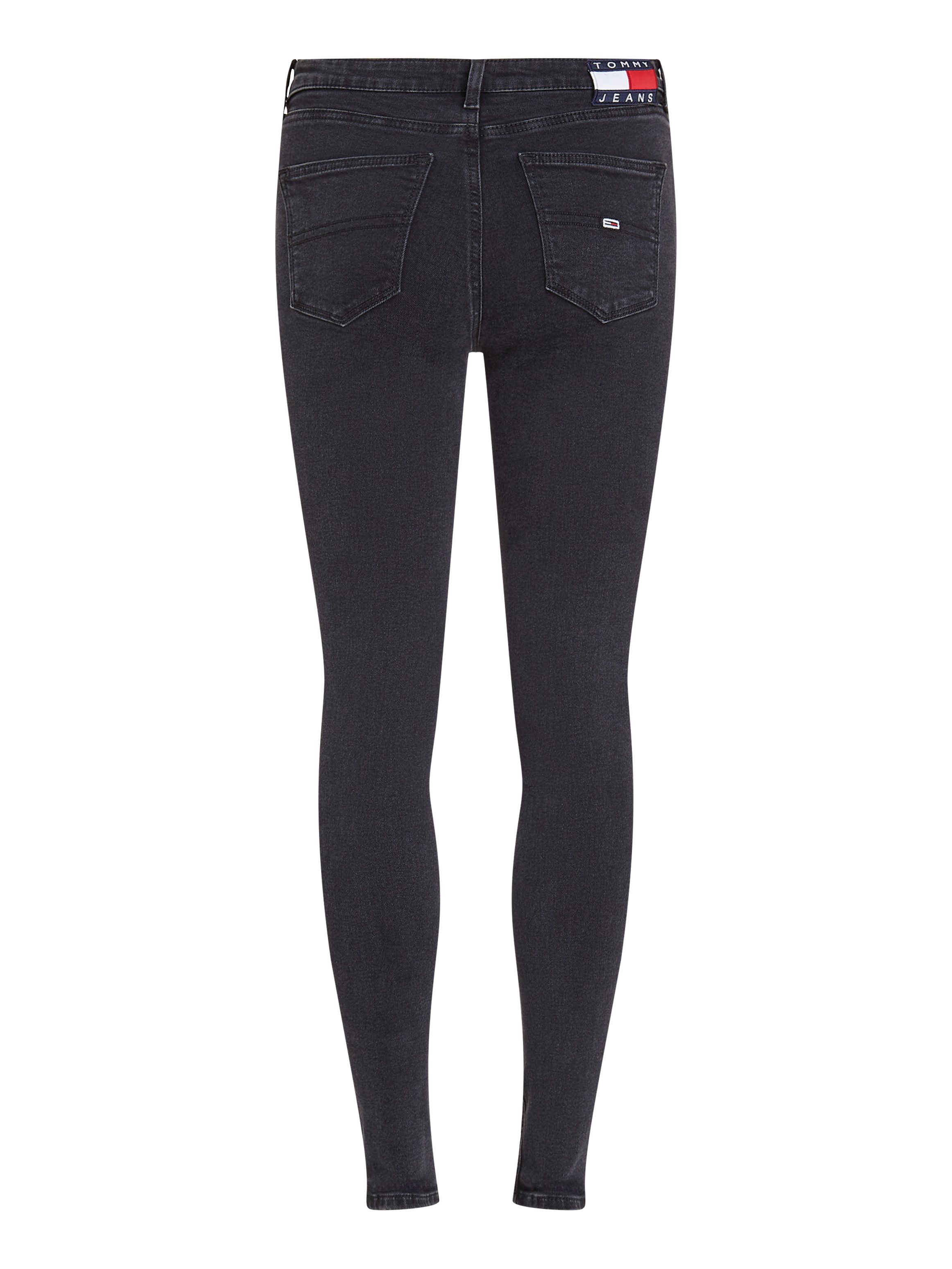 TOMMY JEANS Skinny fit jeans NORA MD SKN BF CG4282 met logo-badge en borduurwerk
