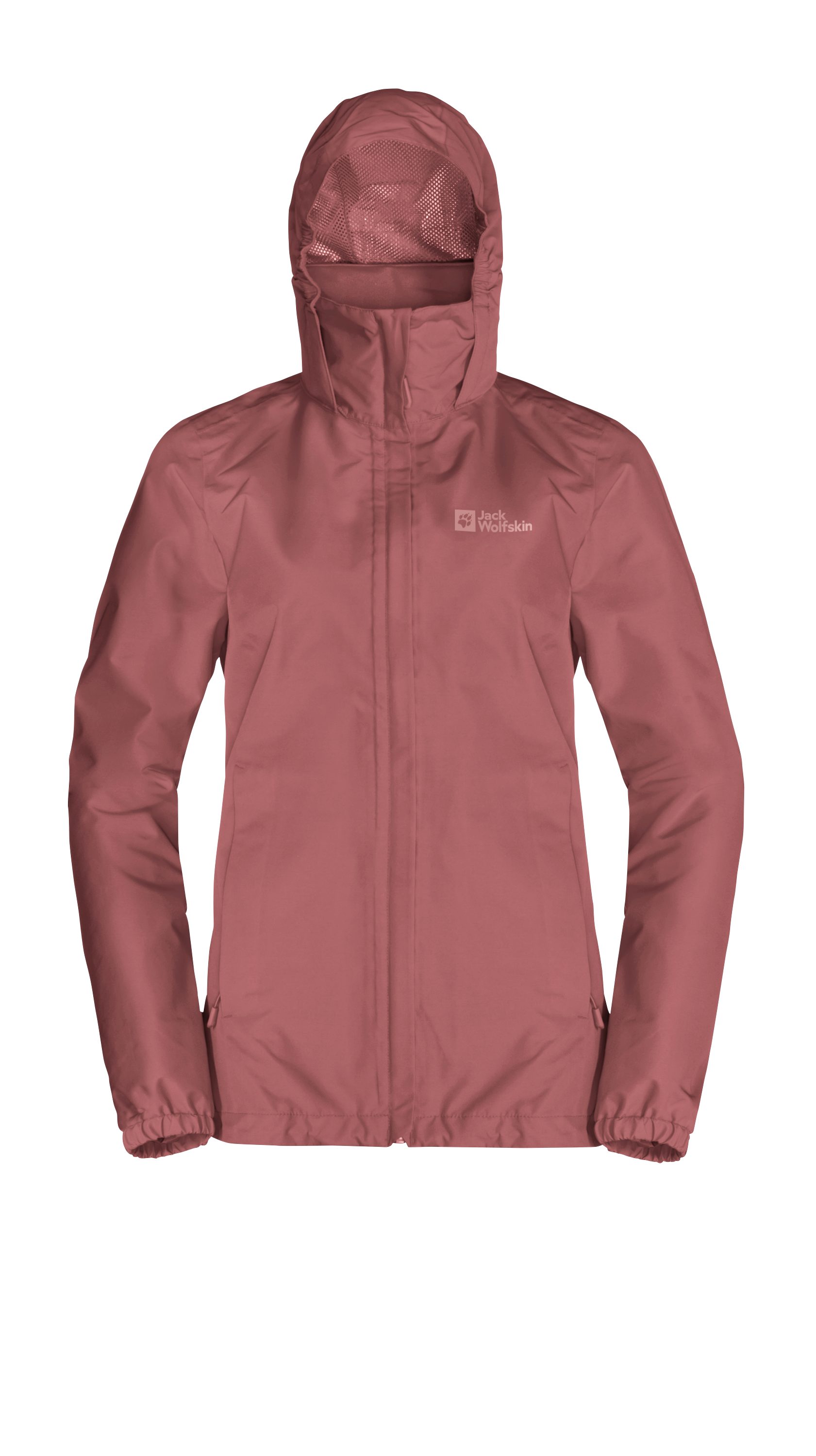 Jack Wolfskin Functioneel jack STORMY POINT 2L JKT W met opbergbare capuchon waterdicht ademend en winddicht