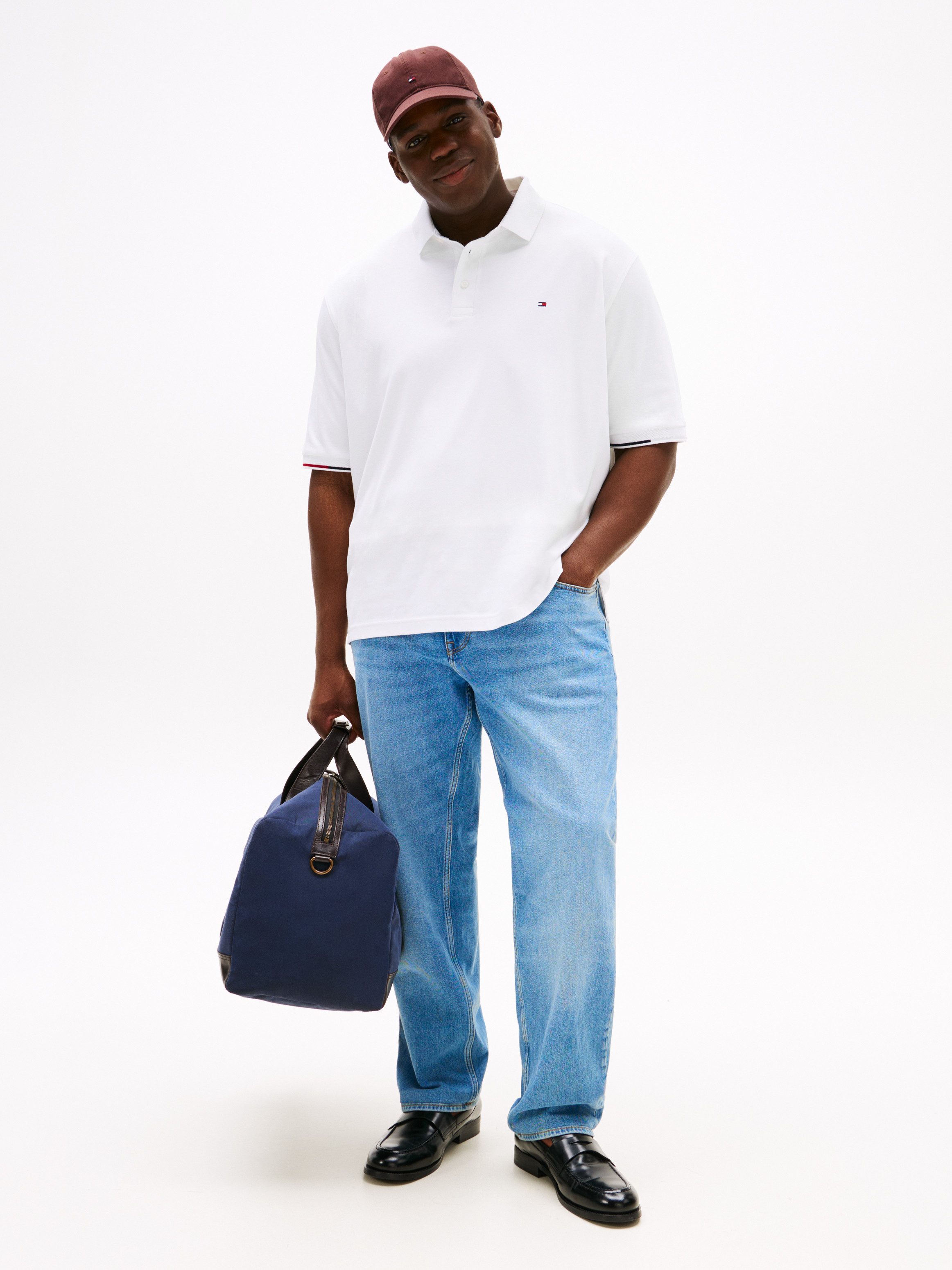 Tommy Hilfiger Poloshirt BT-INTERLOCK FLAGCUFF SLIM FIT-B