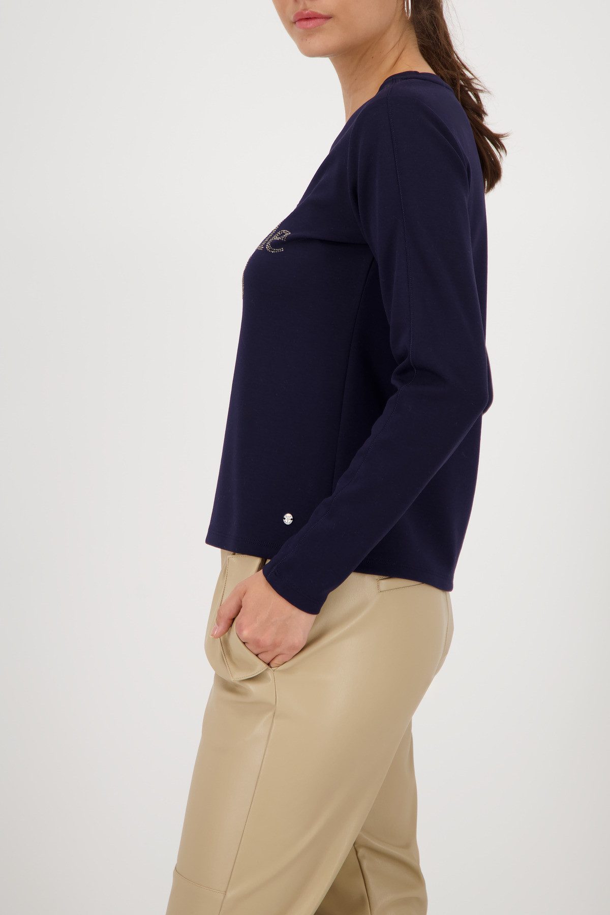 Monari Sweatshirt sieraden schrift