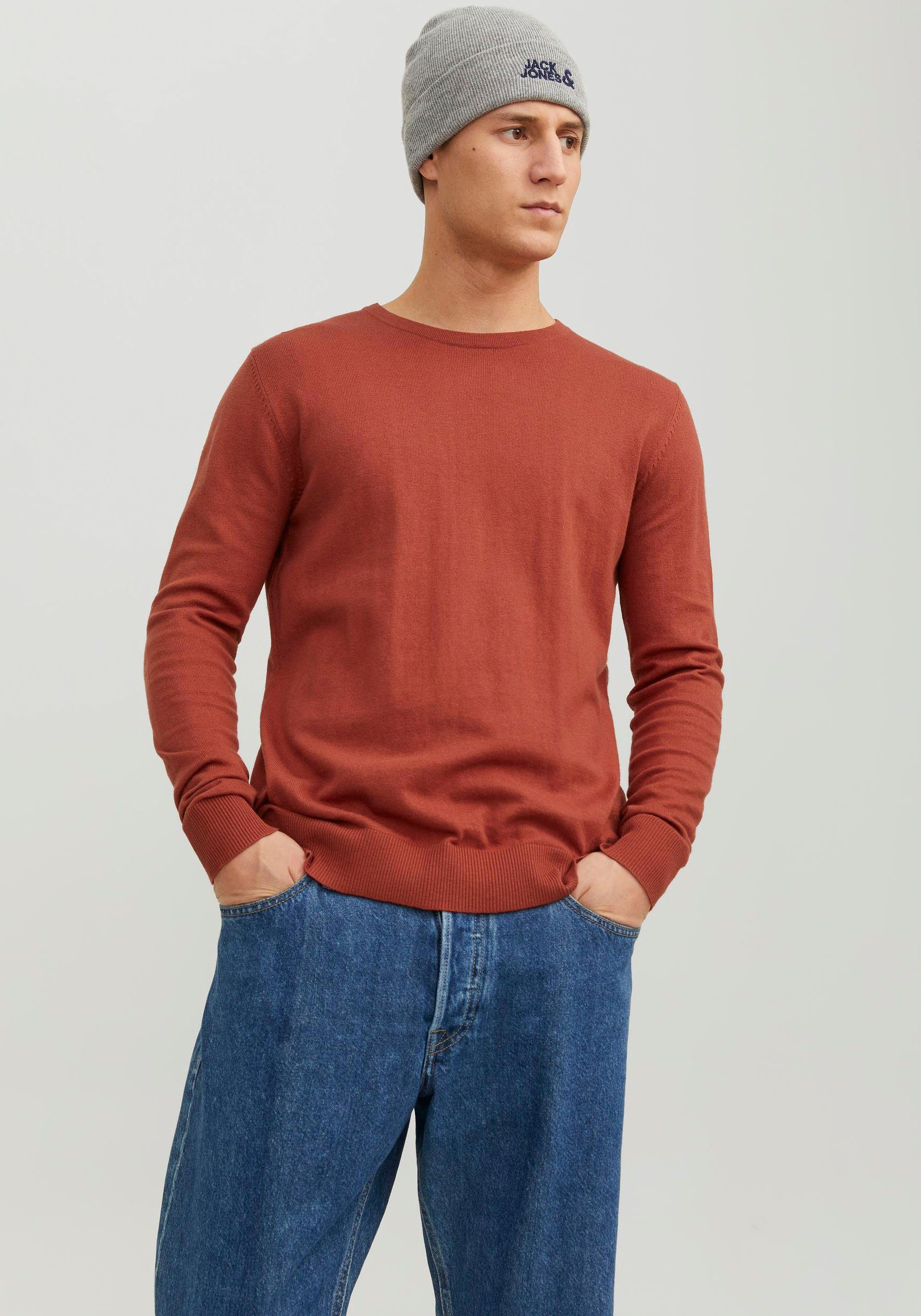 Jack & Jones Trui met ronde hals JJEEMIL KNIT CREW NECK NOOS