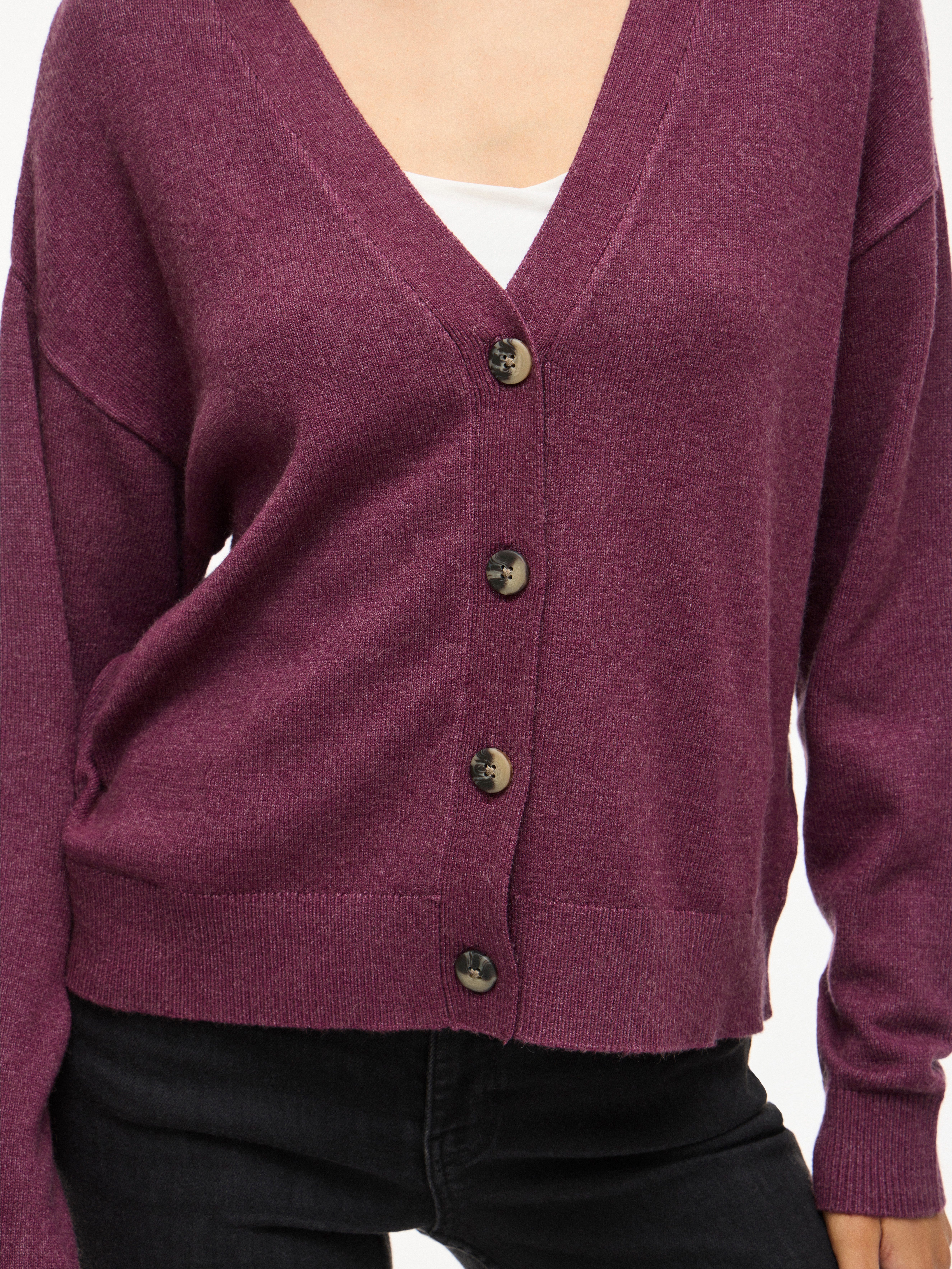 Vila Vest VIRIL V-NECK KNIT CARDIGAN - NOOS