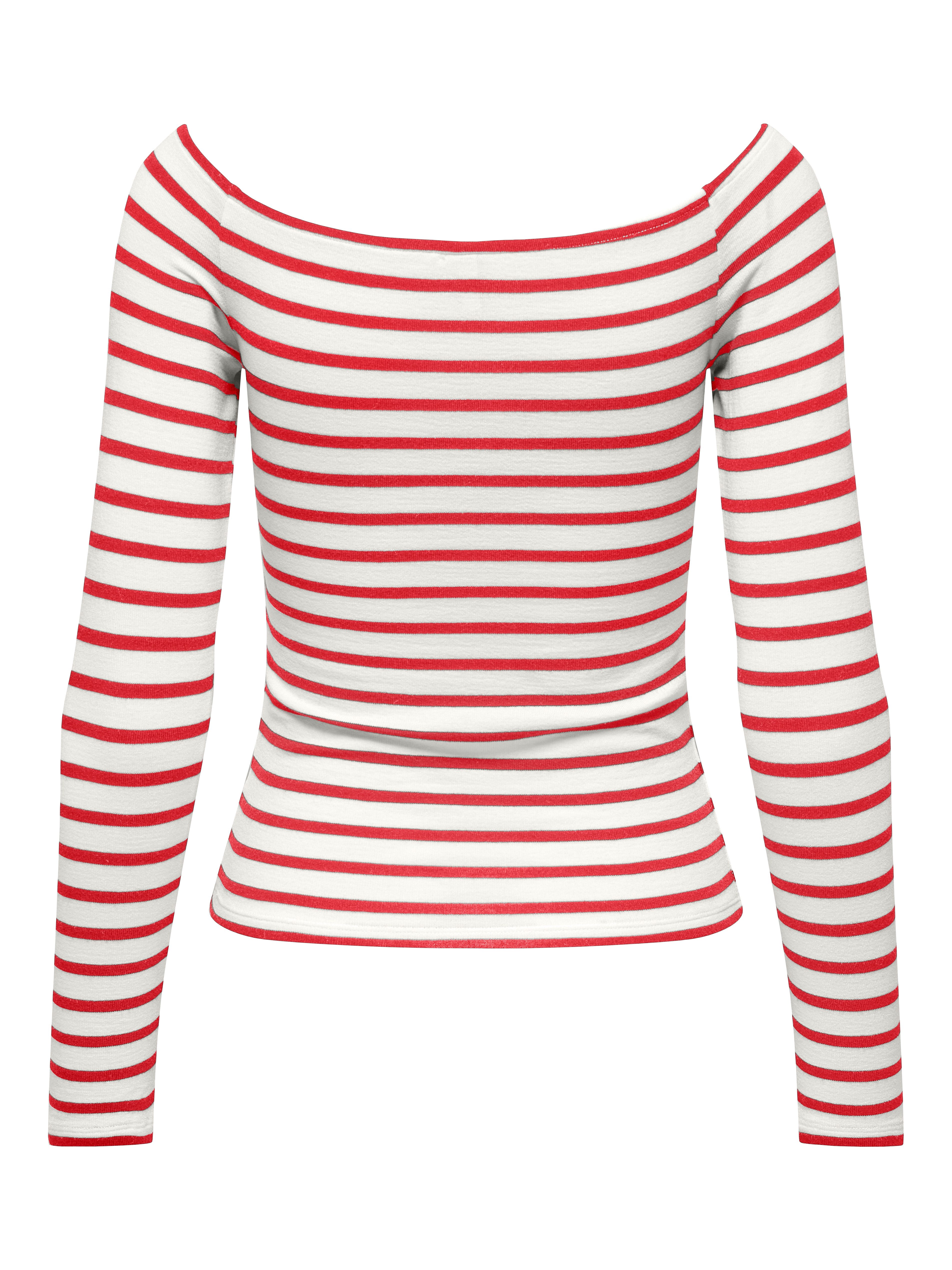 Only Shirt met lange mouwen ONLGLAMOUR L/S BOAT NECK TOP BOX CC JRS