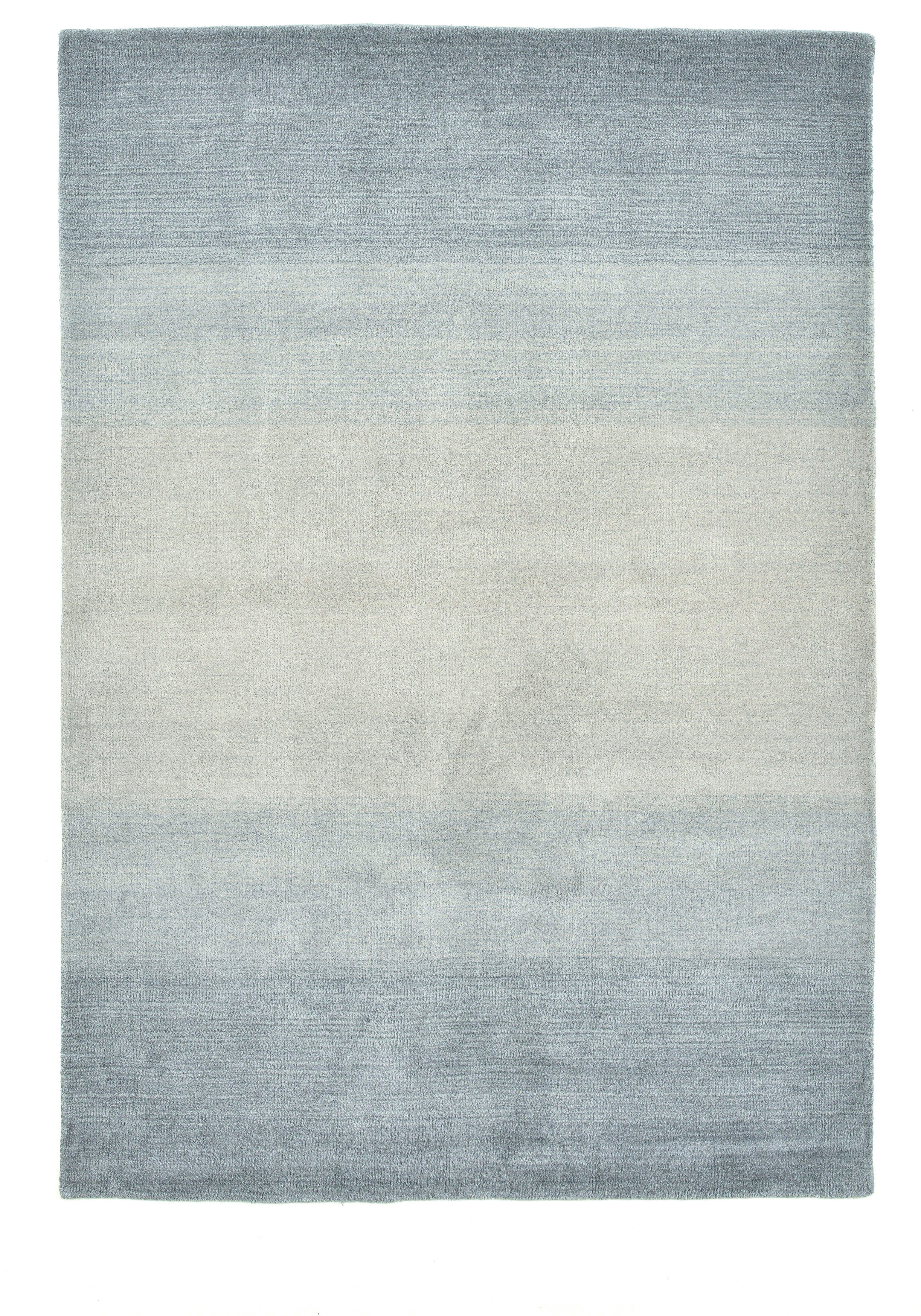 my home Wollen kleed Lessach Handgeweven tapijt, met moderne kleurverloop, 100% wol, handgeweven