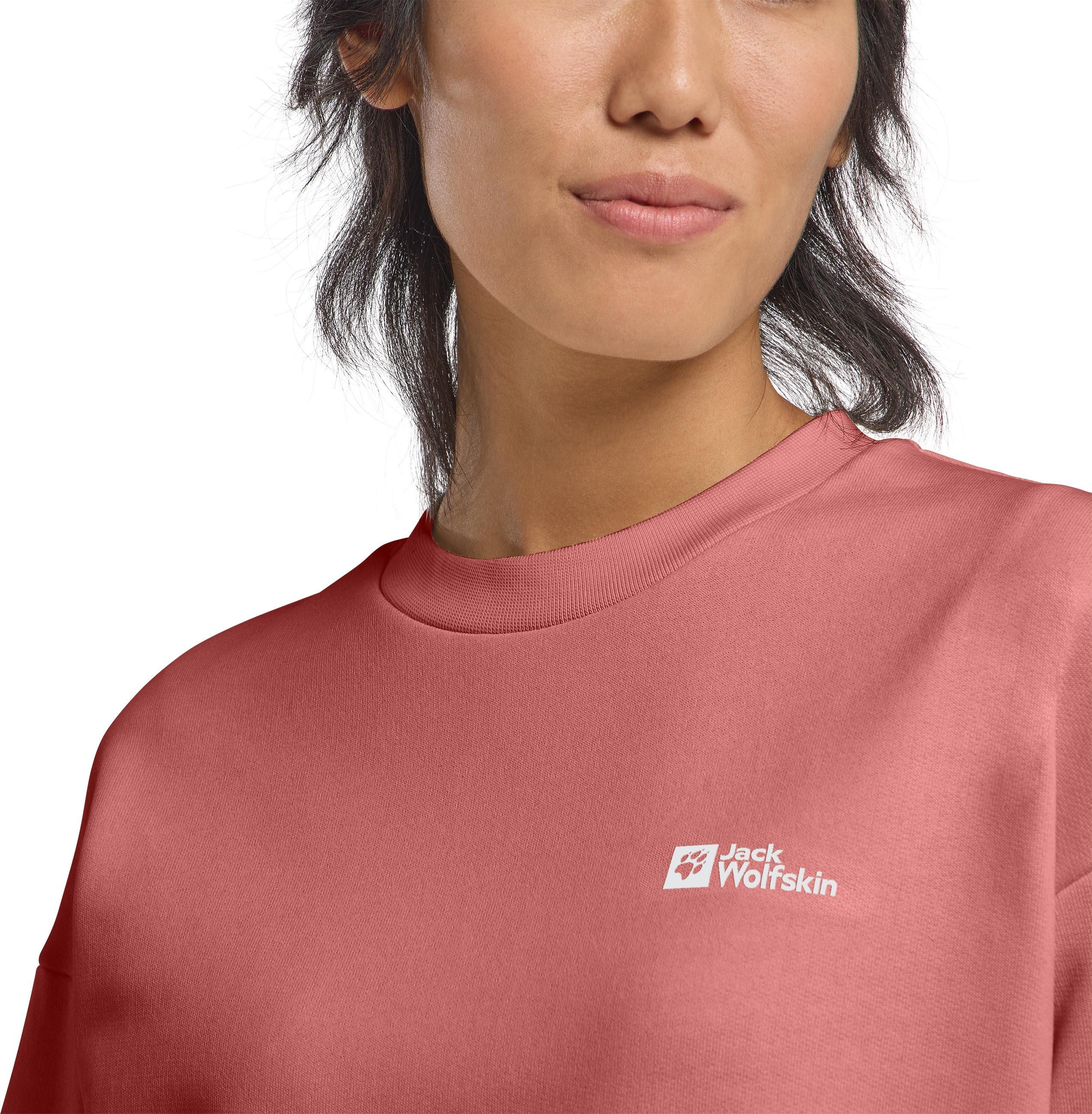 Jack Wolfskin Shirt met lange mouwen ESSENTIAL CREWNECK W