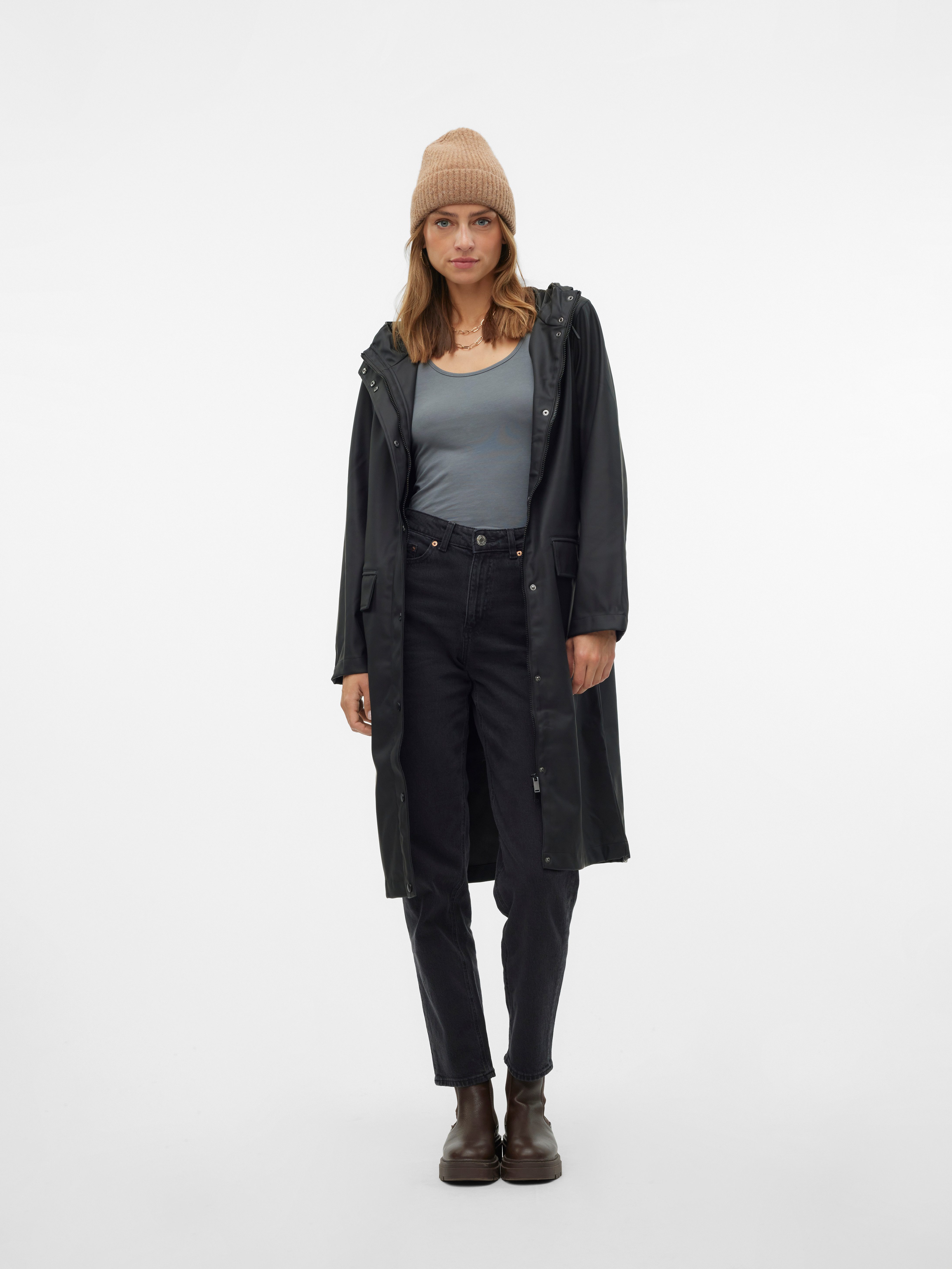 Vero Moda Regenjas VMMALOU COATED COAT NOOS
