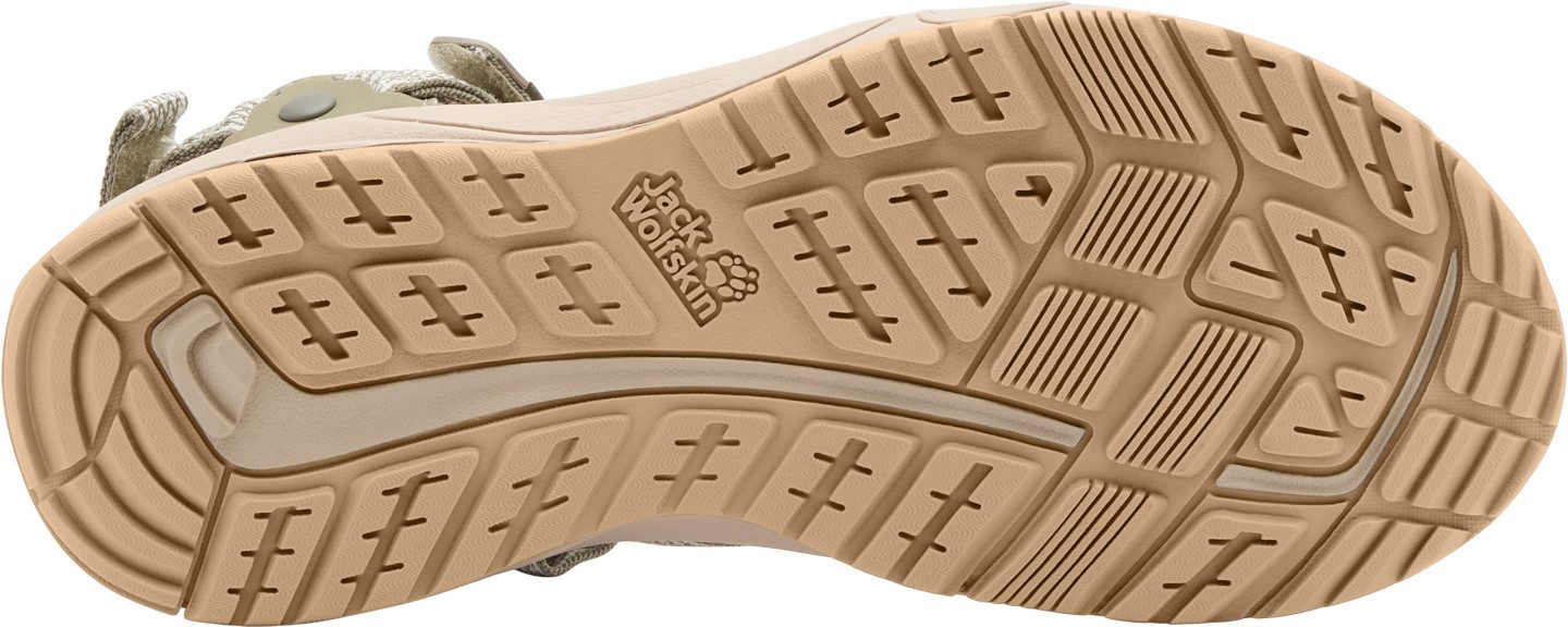 Jack Wolfskin Outdoorsandalen LAKEWOOD RIDE SANDAL W met klittenbandsluiting