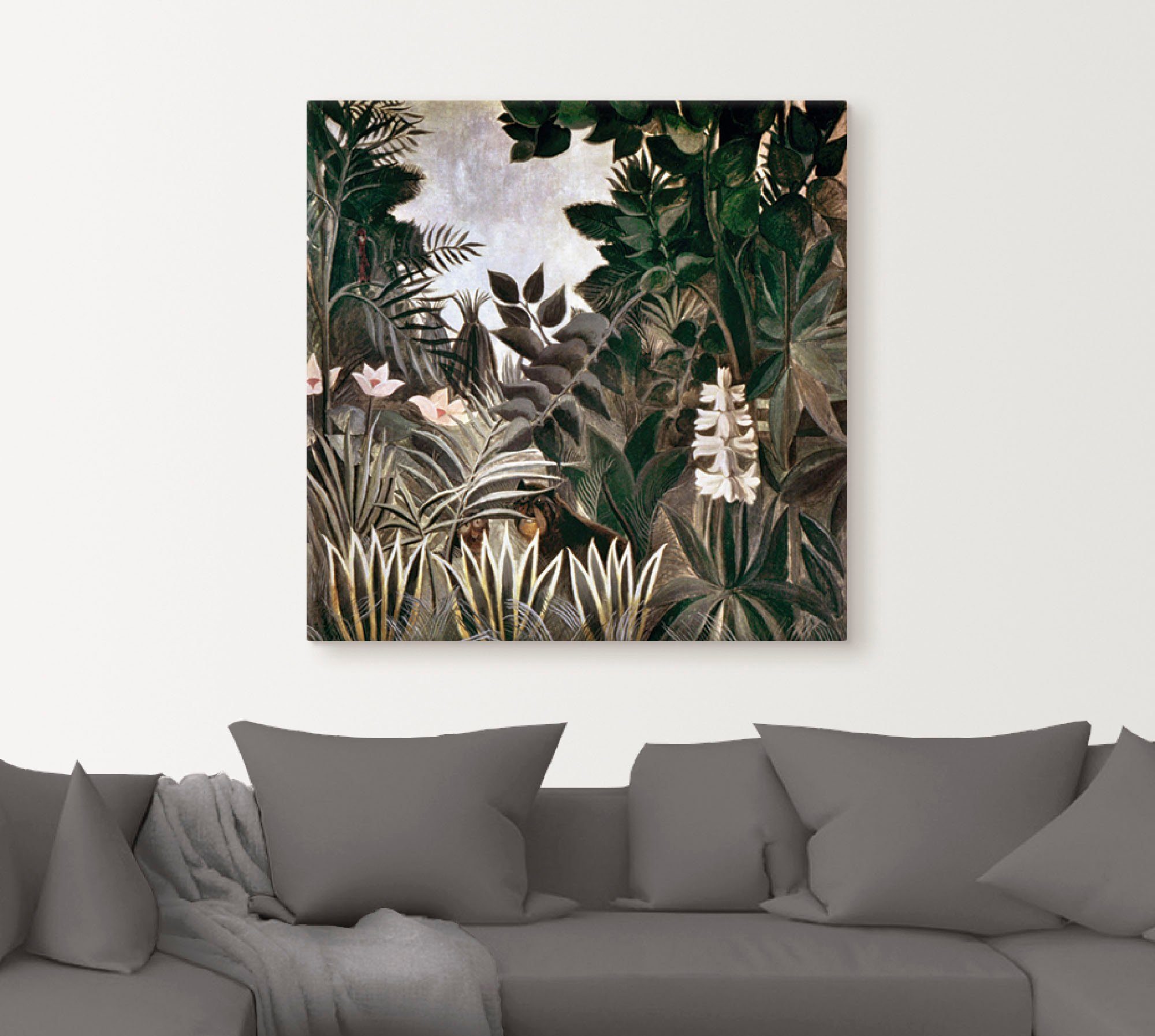 Artland Artprint Jungle, 1909 als artprint op linnen, muursticker in verschillende maten
