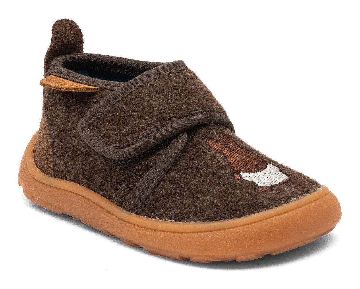 Bisgaard Barefootschoenen Miffy x bisgaard barefoot basic Pantoffel met schattig konijnenborduurwerk, maatsjabloon om te downloaden