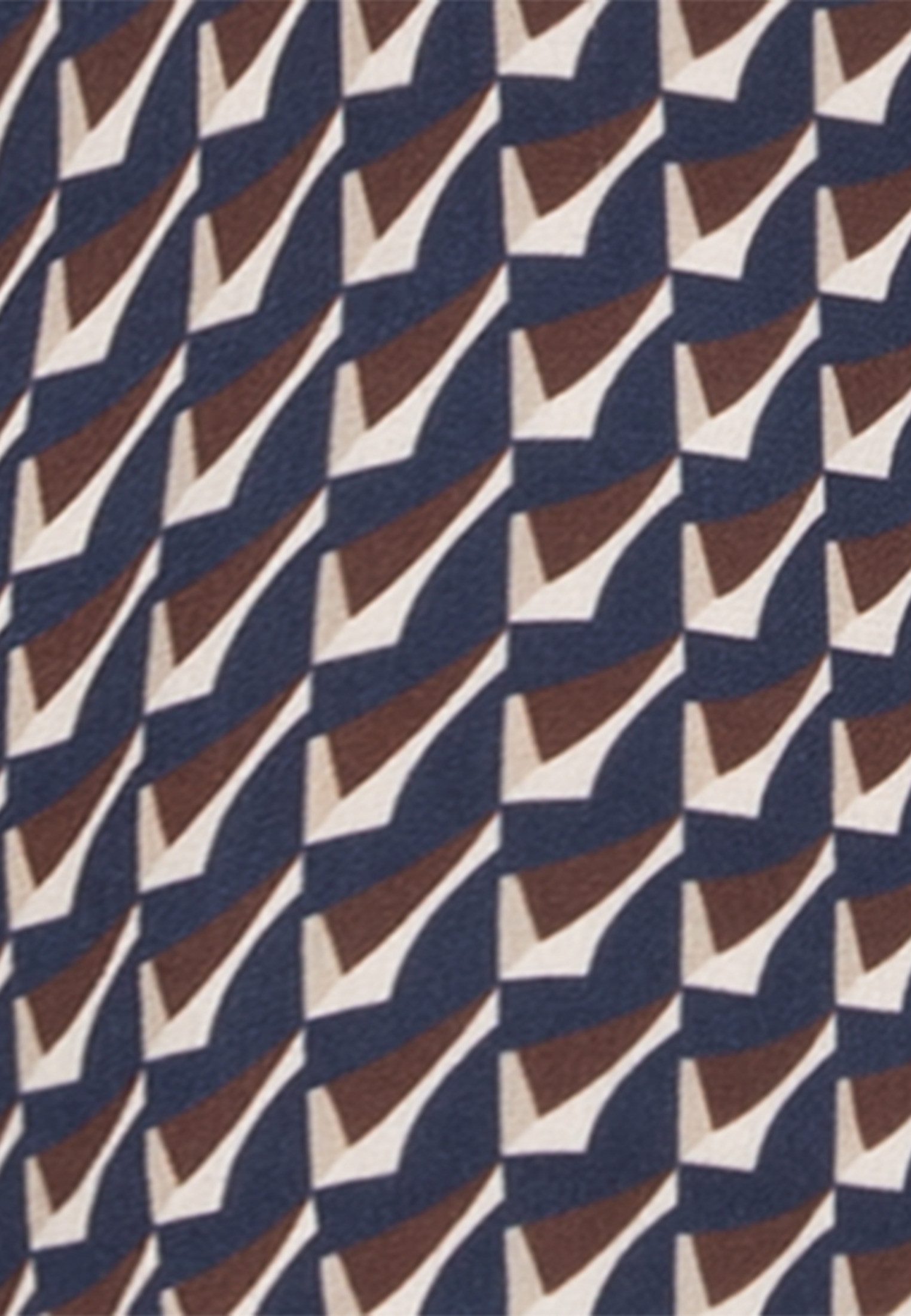 seidensticker Overhemdblouse Zwarte roos Lange mouwen kraag print