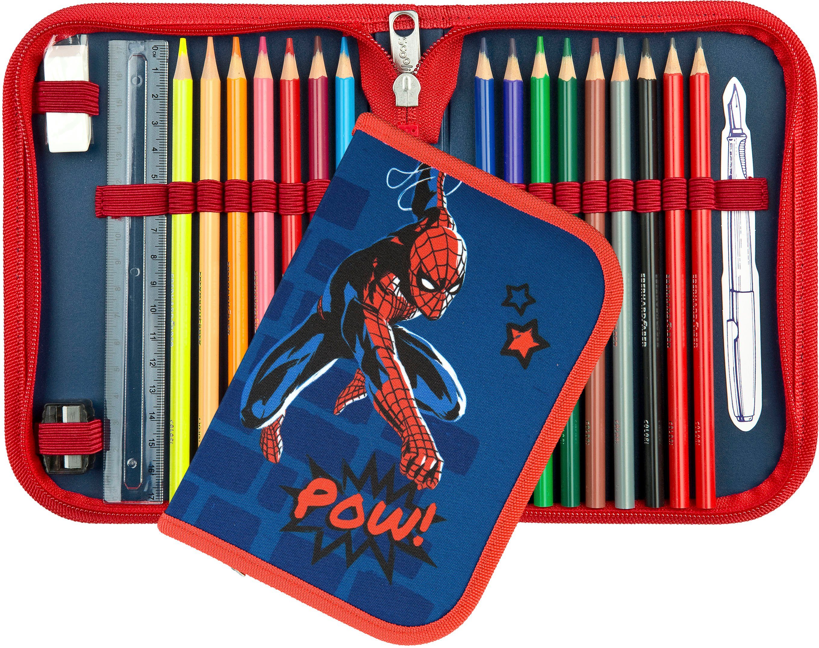 Scooli Schooltas EasyFit, Spider Man (set, 5-delig)