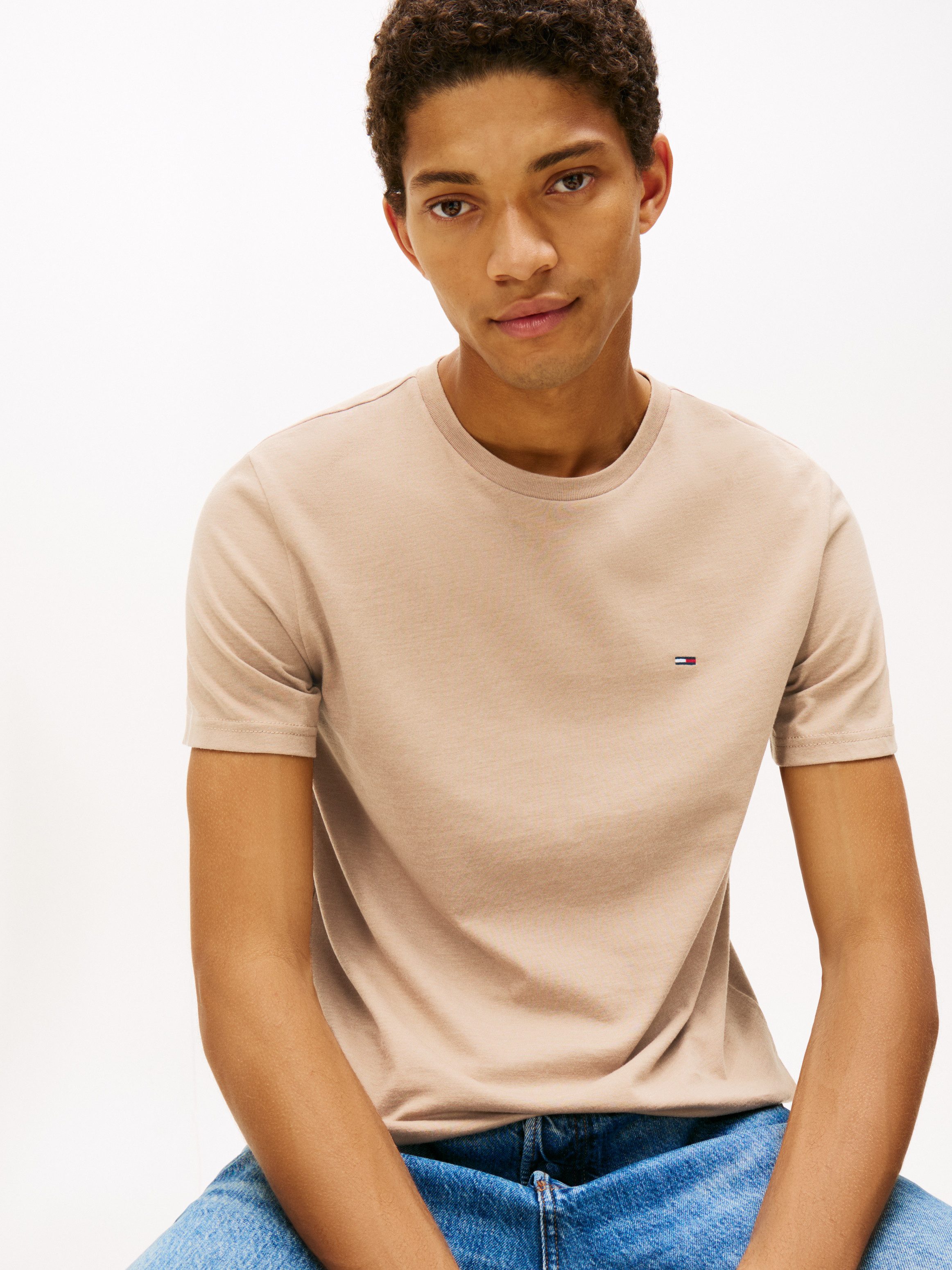TOMMY JEANS T-shirt TJM XSLIM JASPE HTR TEE EXT