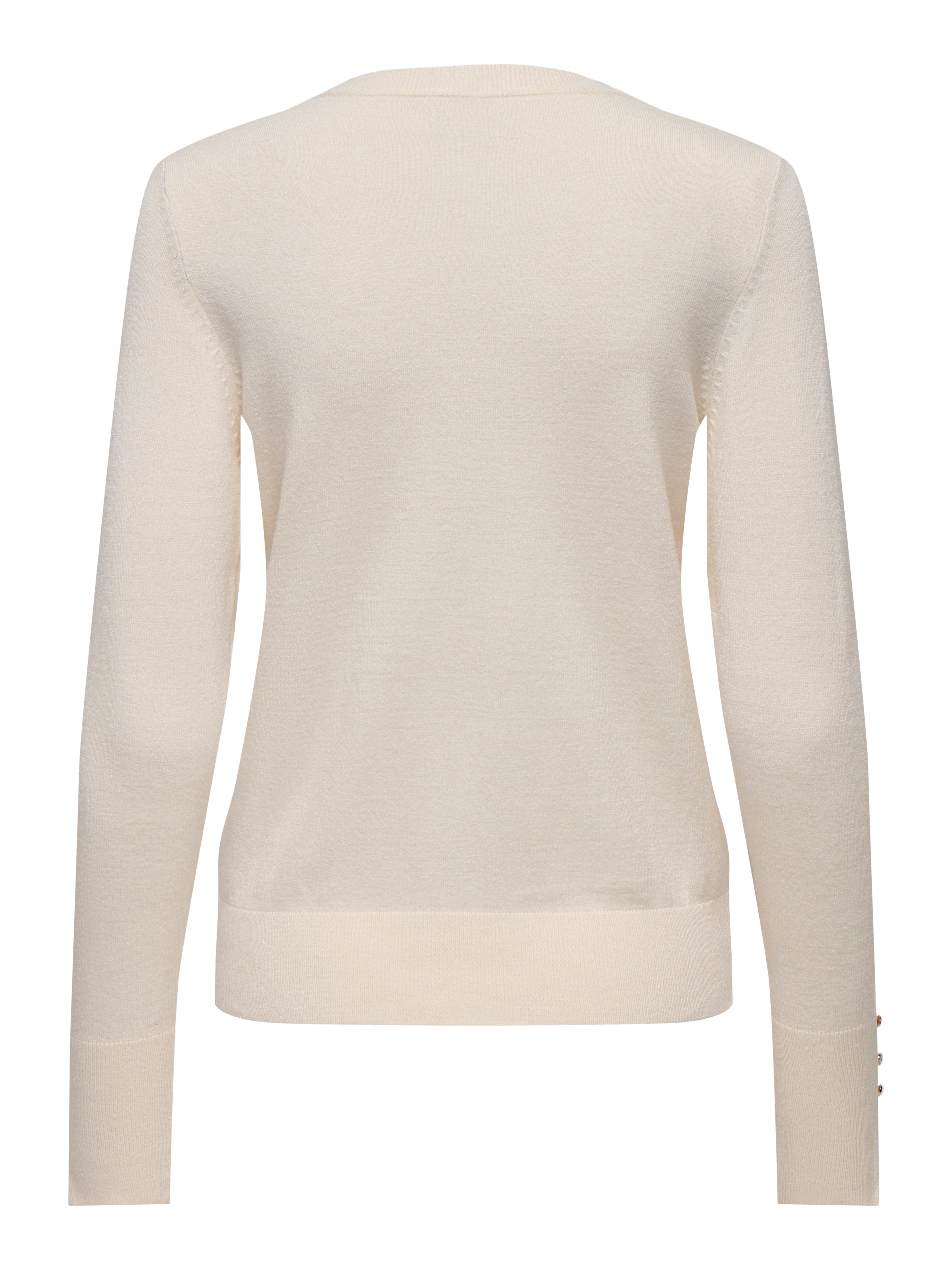 JDY Trui met ronde hals JDYMALOU L/S ON BUTTON PULLOVER KNT NOOS