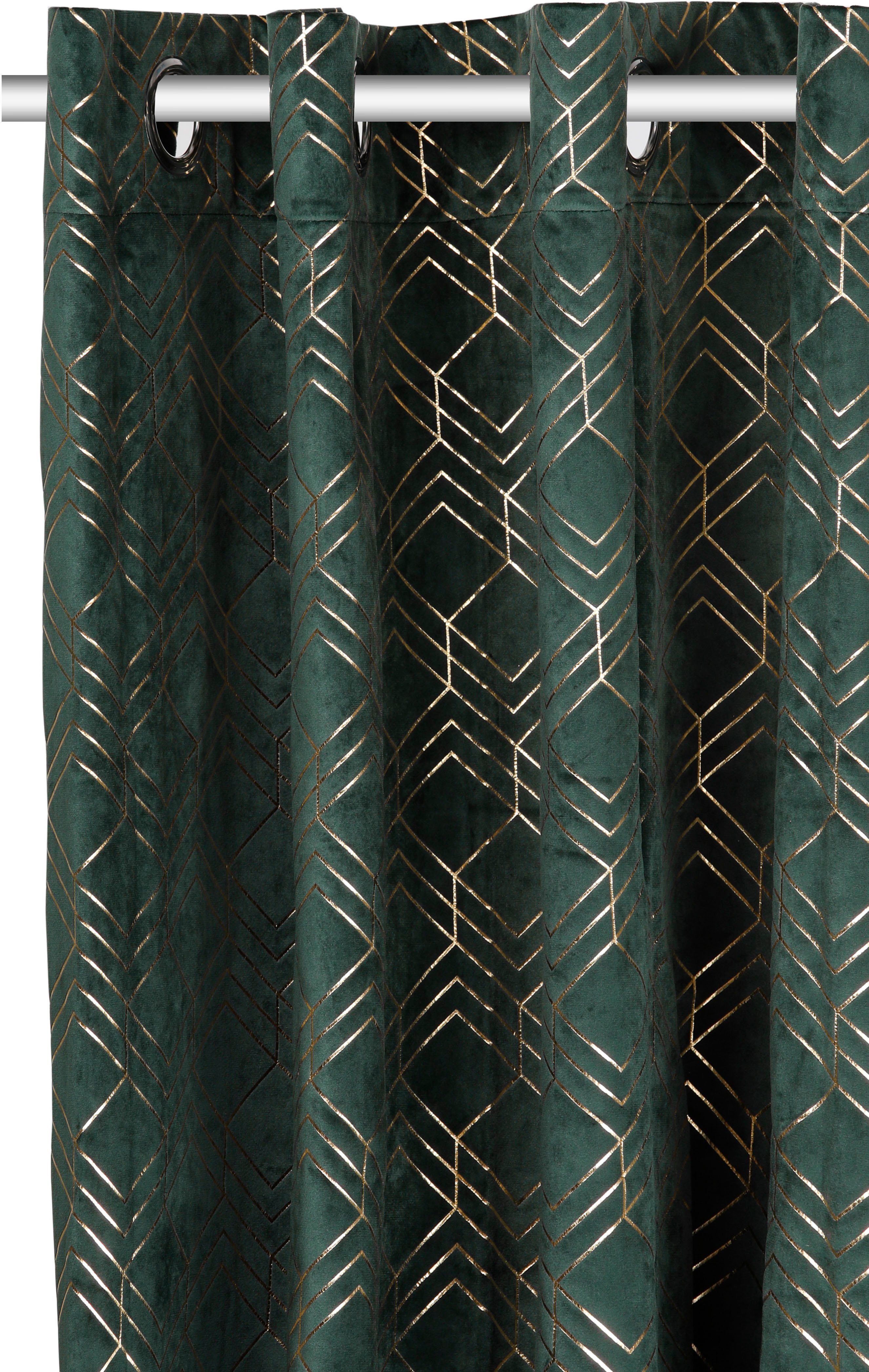 my home Gordijn Velvet Foil (2 stuks)