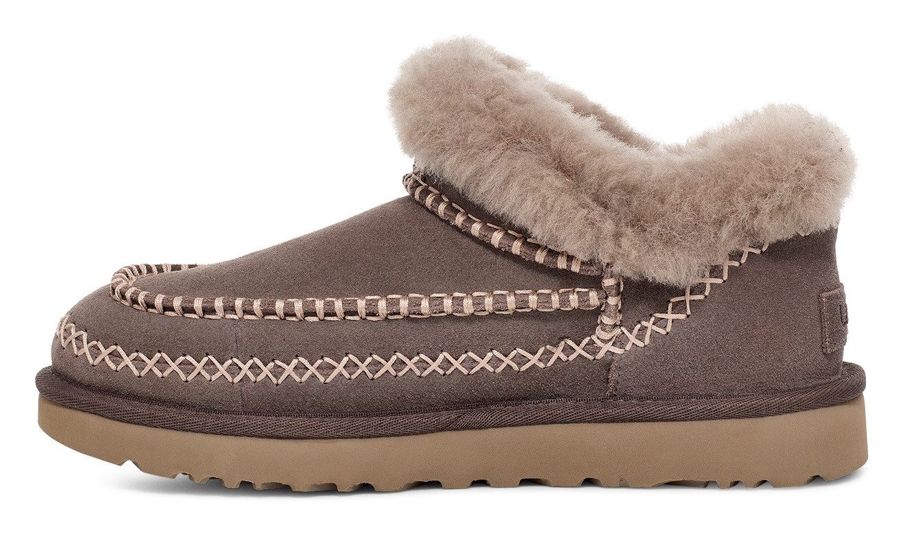 UGG Boots zonder sluiting CLASSIC ULTRA MINI ALPINE , huispantoffel, mule, winterlaarzen met gepolsterde voetbed
