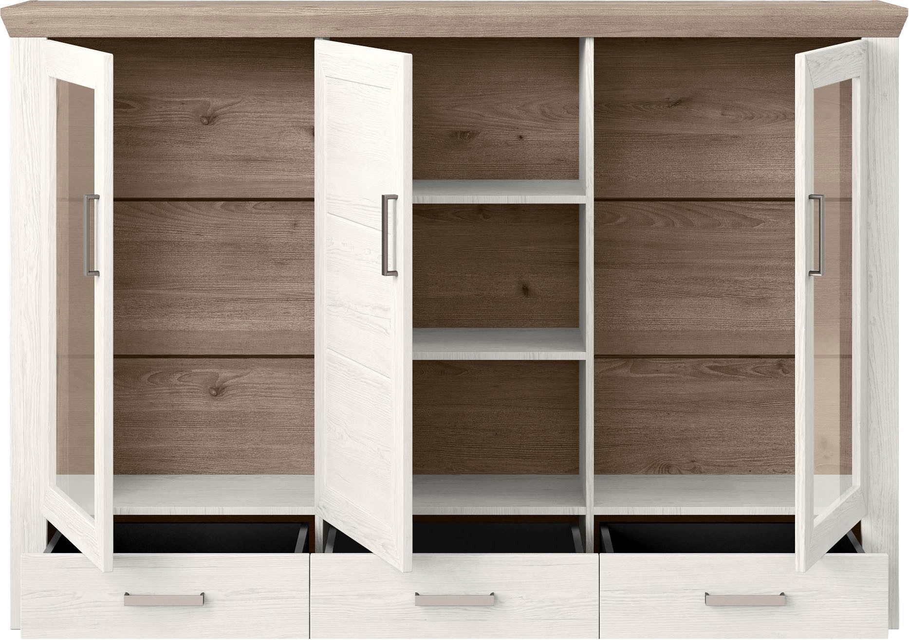 set one by Musterring Highboard York Type 57, breedte 184 cm