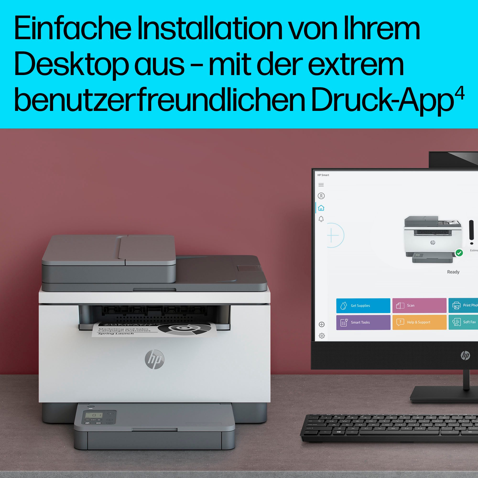 HP All-in-oneprinter LaserJet MFP M234sdn