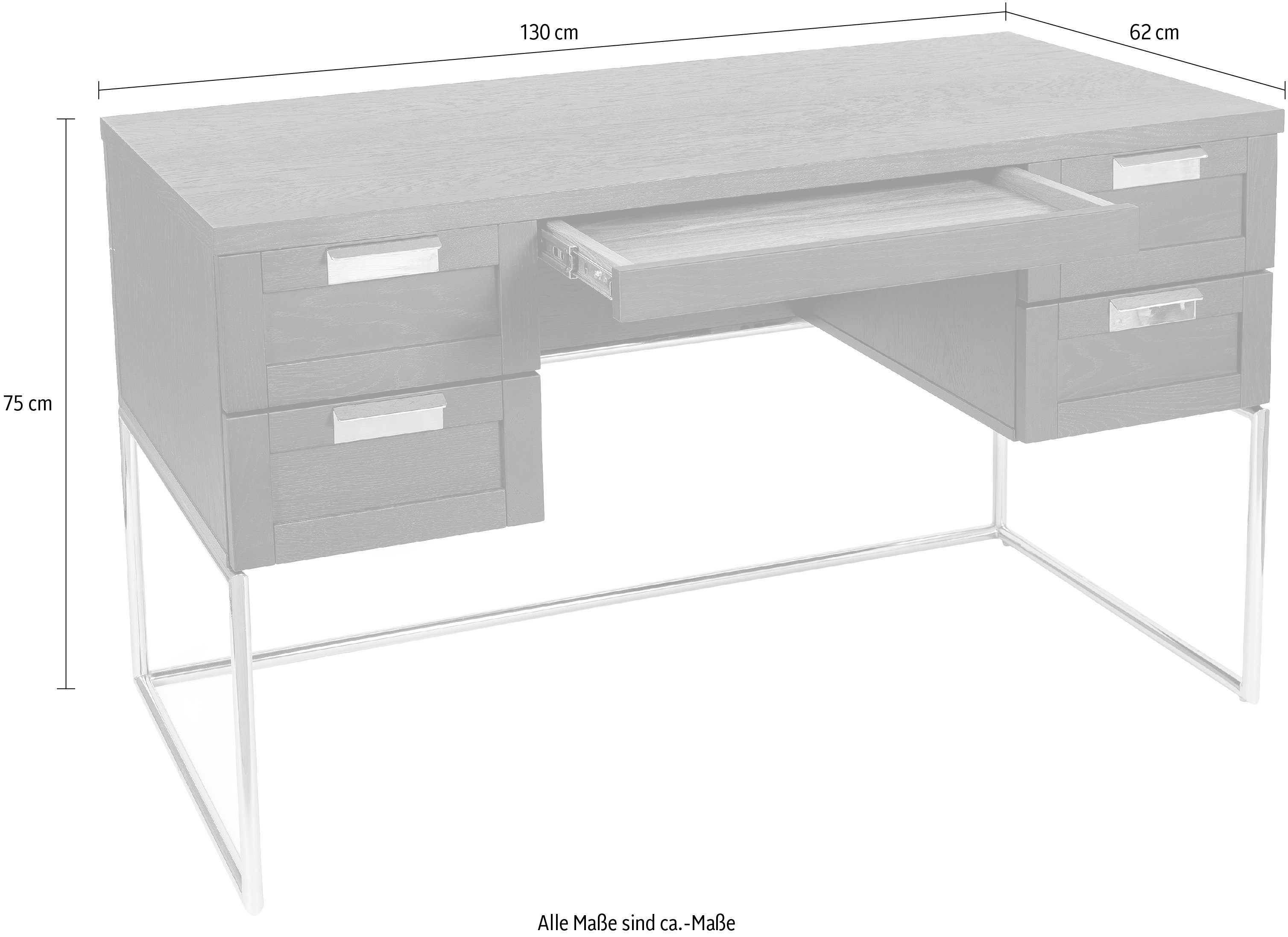 Woodman Bureau Pimlico Houtfineer van eiken