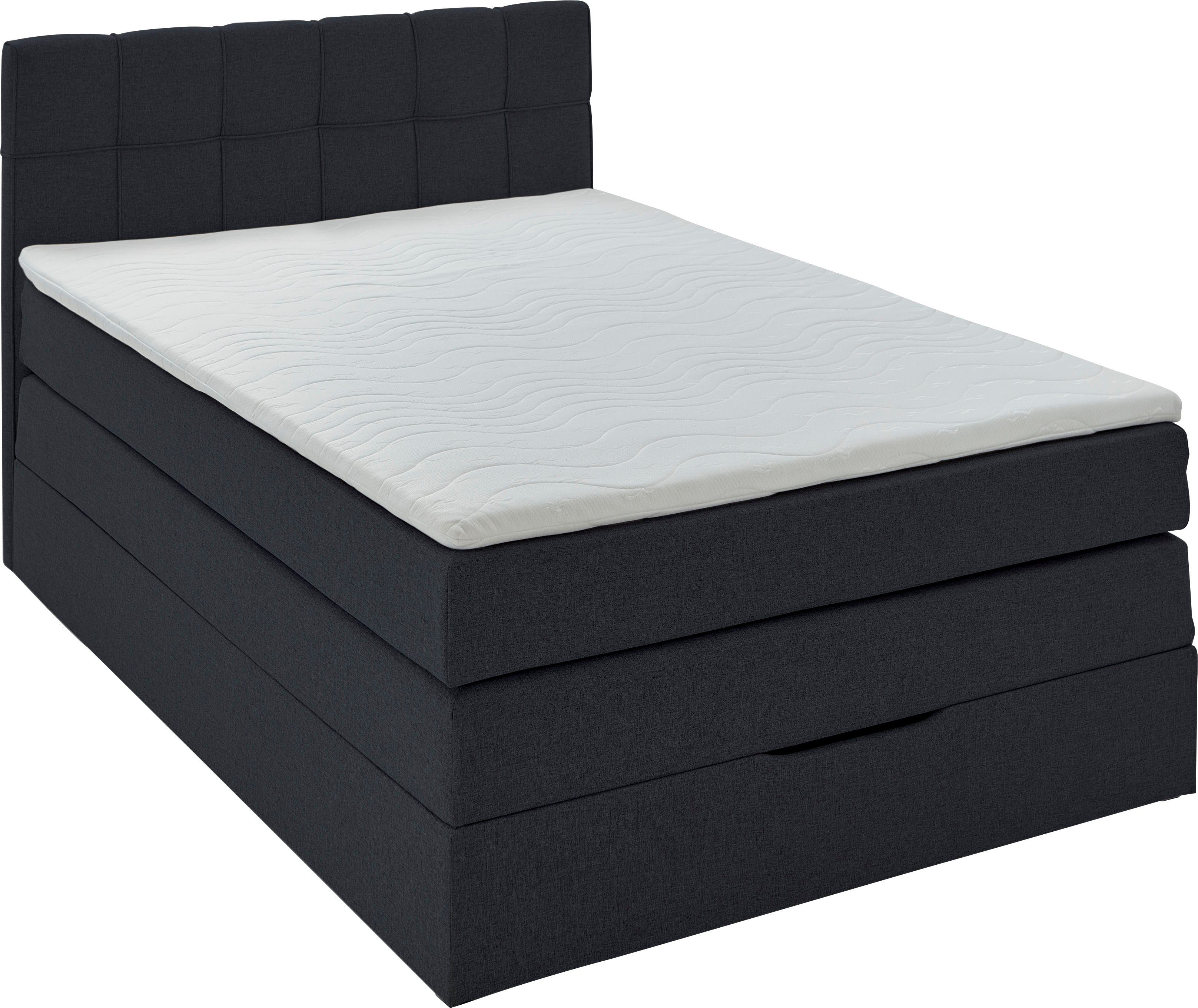 INOSIGN Boxspring Fornoli incl. topmatras en bedkist, h3 in twee matrassoorten