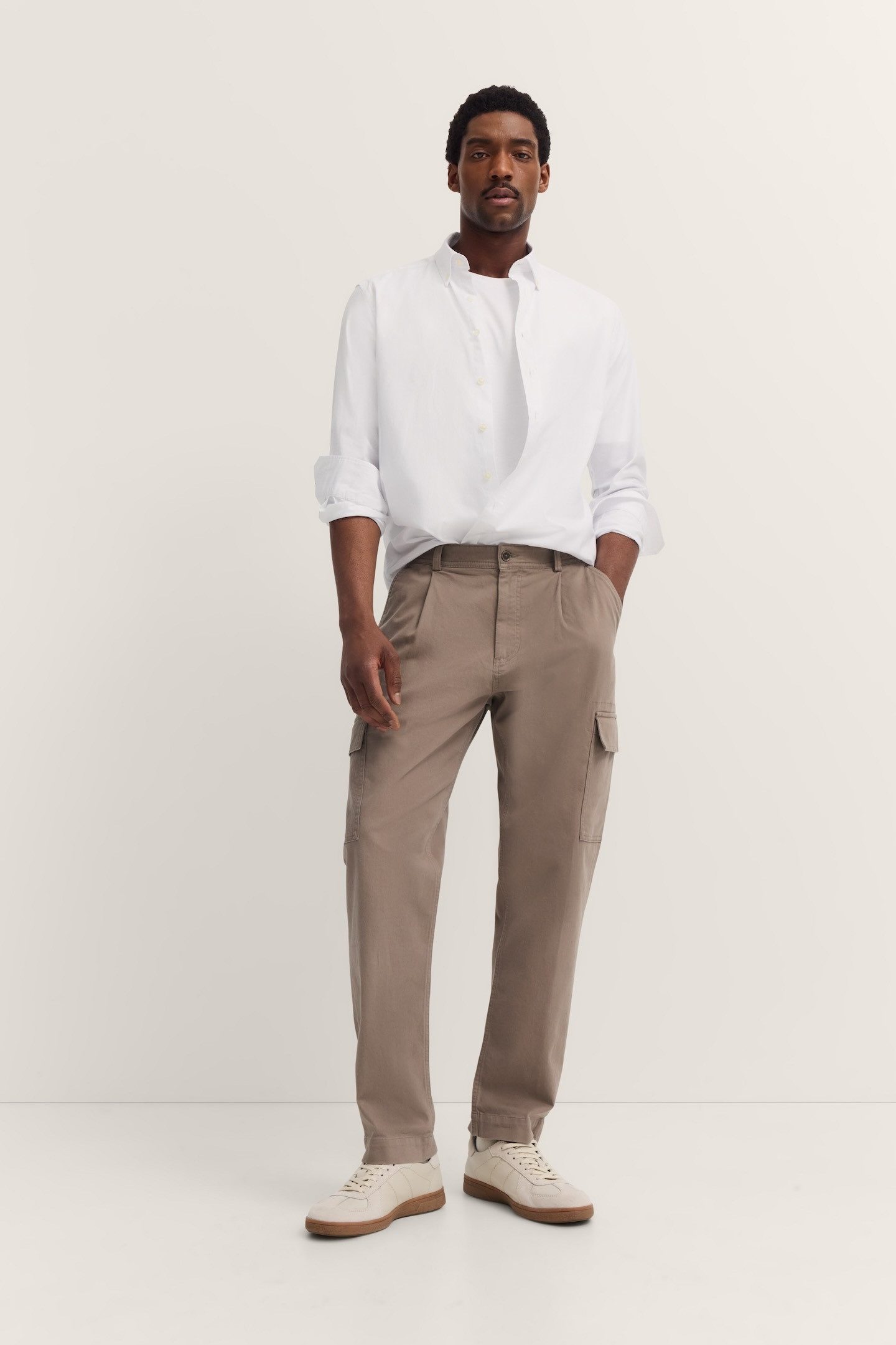 Bugatti Cargobroek Cozy Times Tapered fit met soft touch