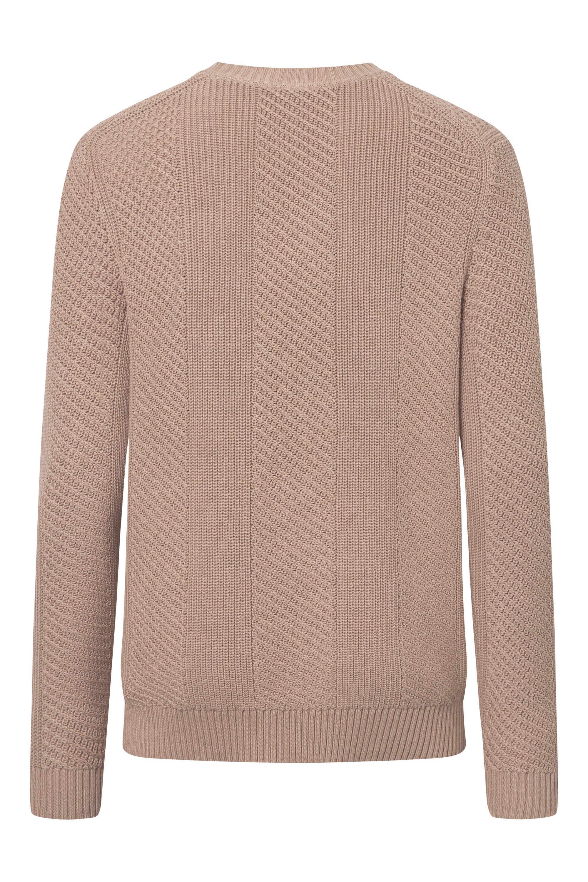 Joop Jeans Trui met ronde hals Silor Elastische band aan de romp en mouwen zachte haptiek