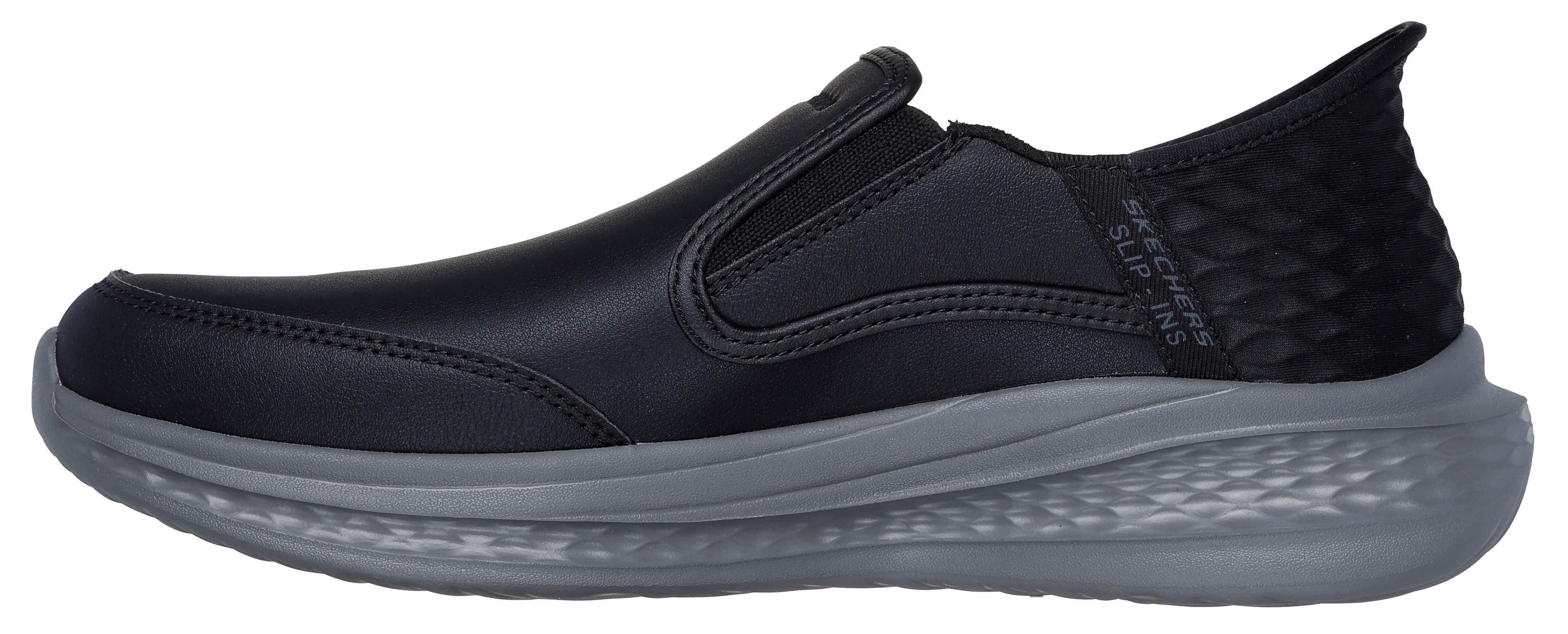 Skechers Slip-on sneakers SLADE- Slippers, vrijetijdsschoen, lage schoen met Goga Mat functie