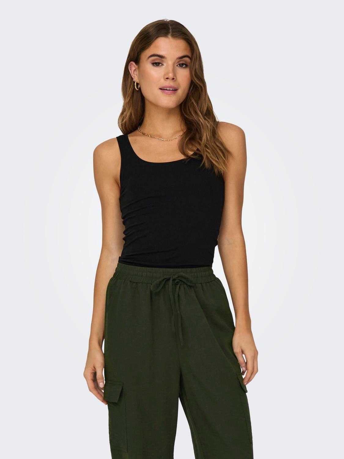 Only Tanktop ONLLIVE LOVE NEW LONG TT 2PACK NOOS (Set van 2)