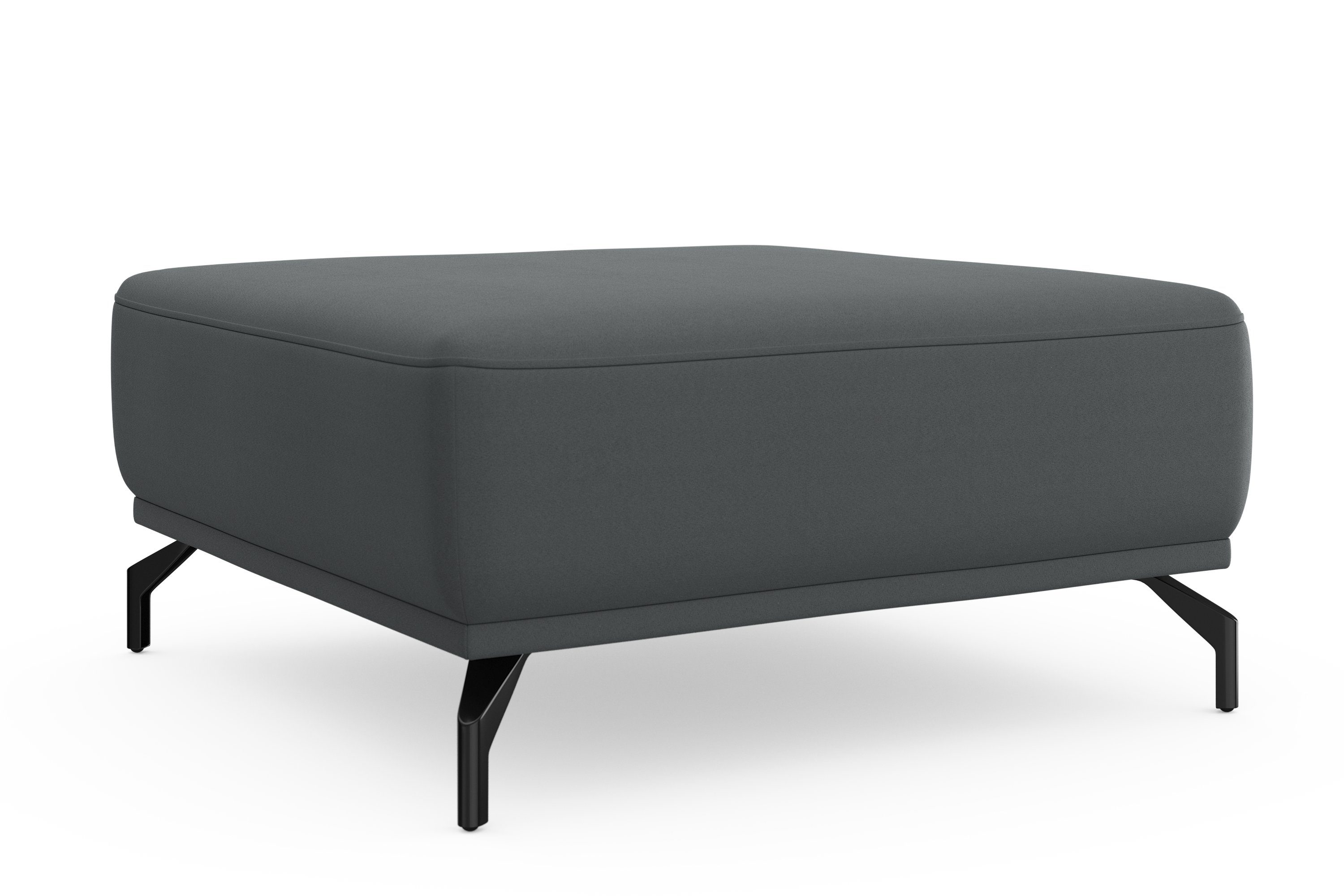sit&more Hocker Bailando met binnenvering en zwarte, matte metalen poten