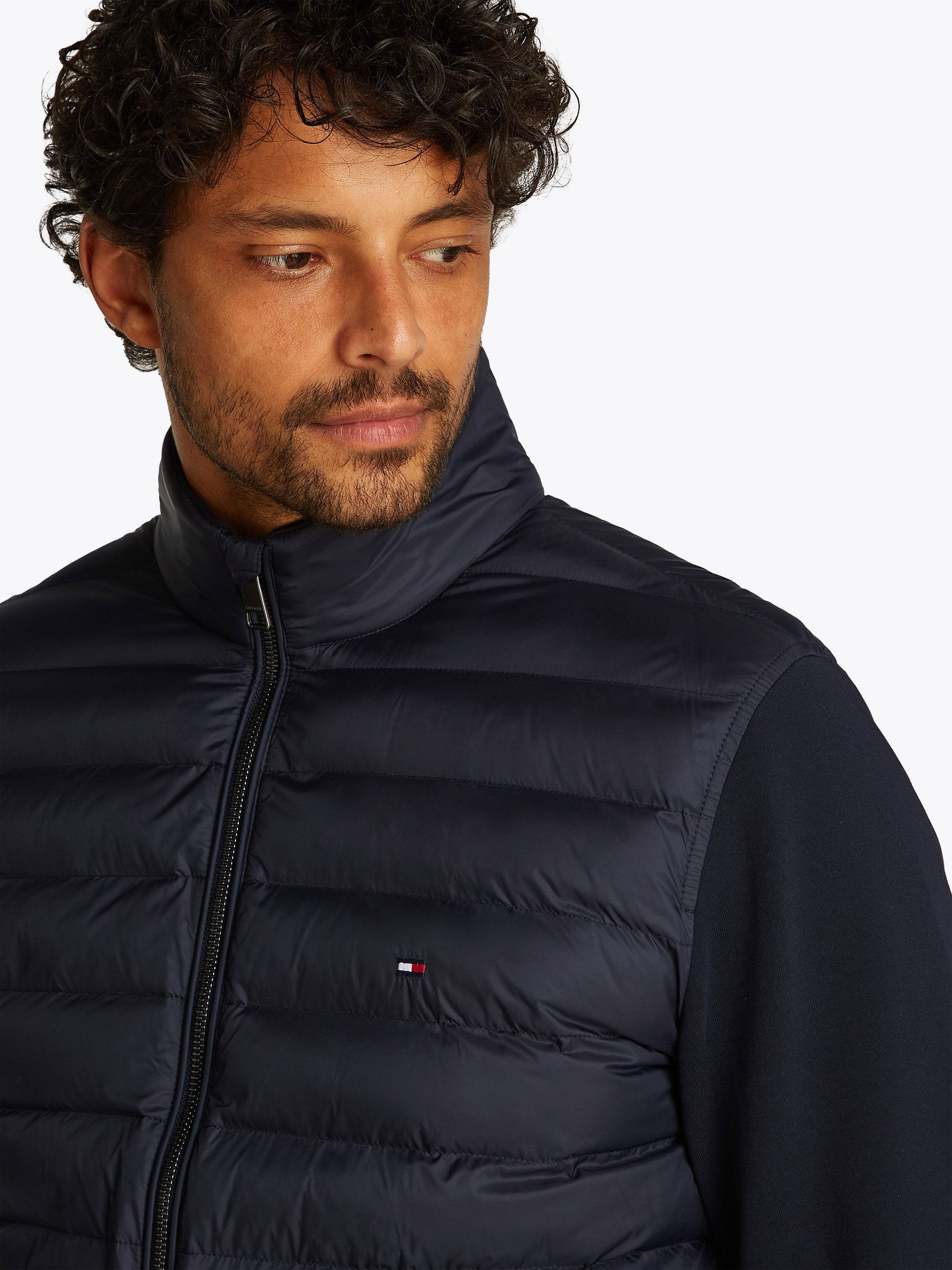 Tommy Hilfiger Sweatvest MIX MEDIA STAND CLLR