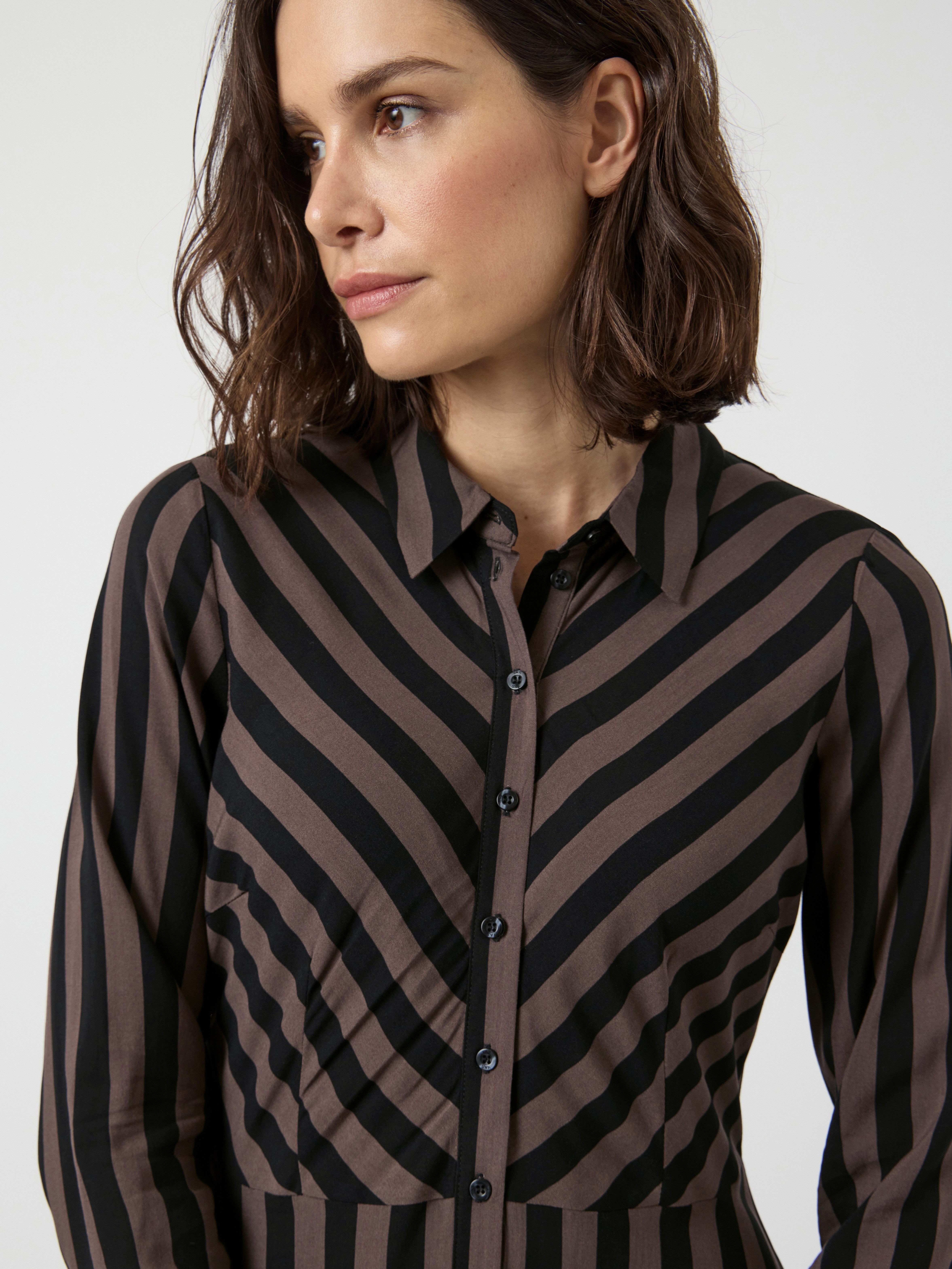 Y.A.S Jurk met overhemdkraag YASSAVANNA LONG SHIRT DRESS